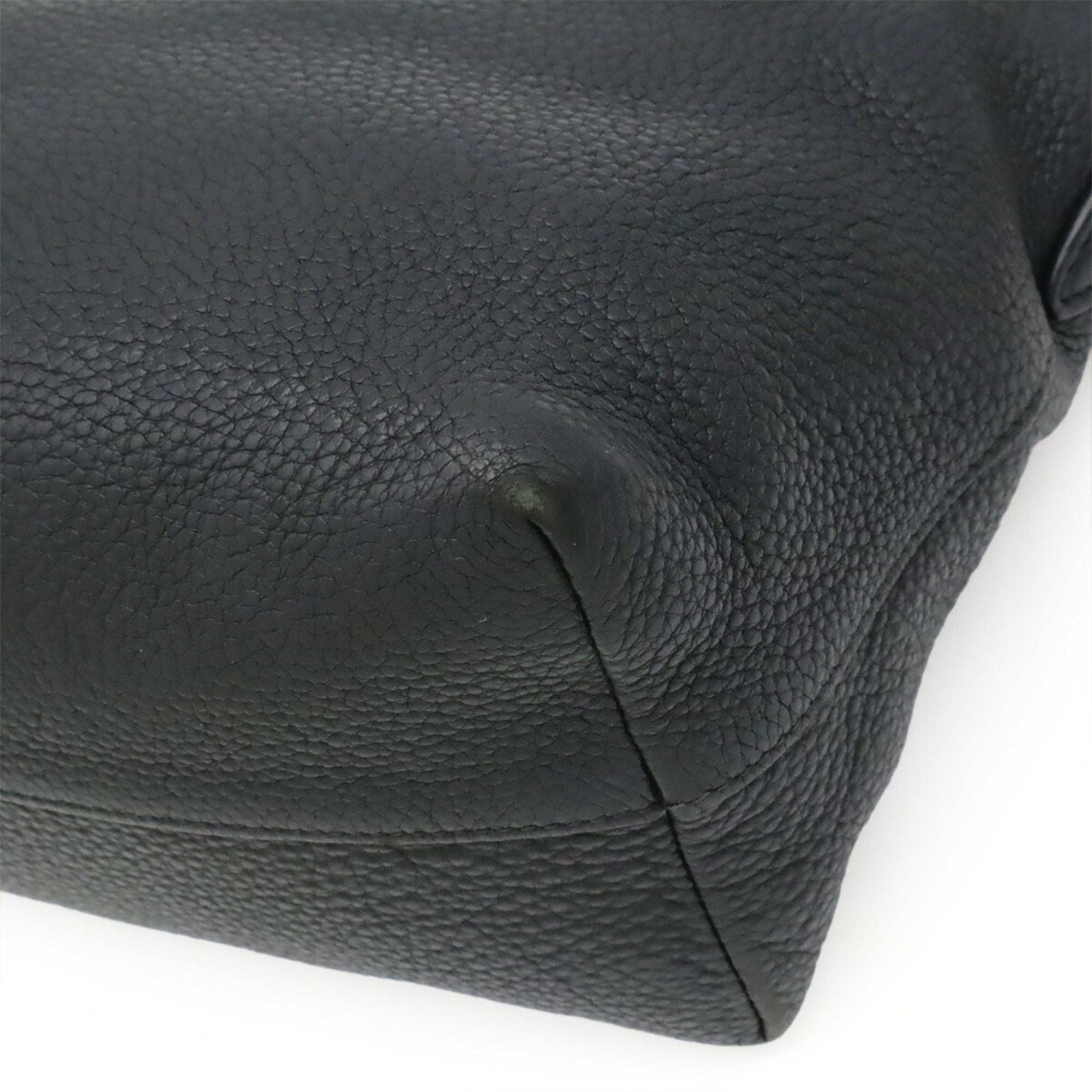 Prada Black Nero Leather Handbag Shoulder Bag (Pre-Owned)