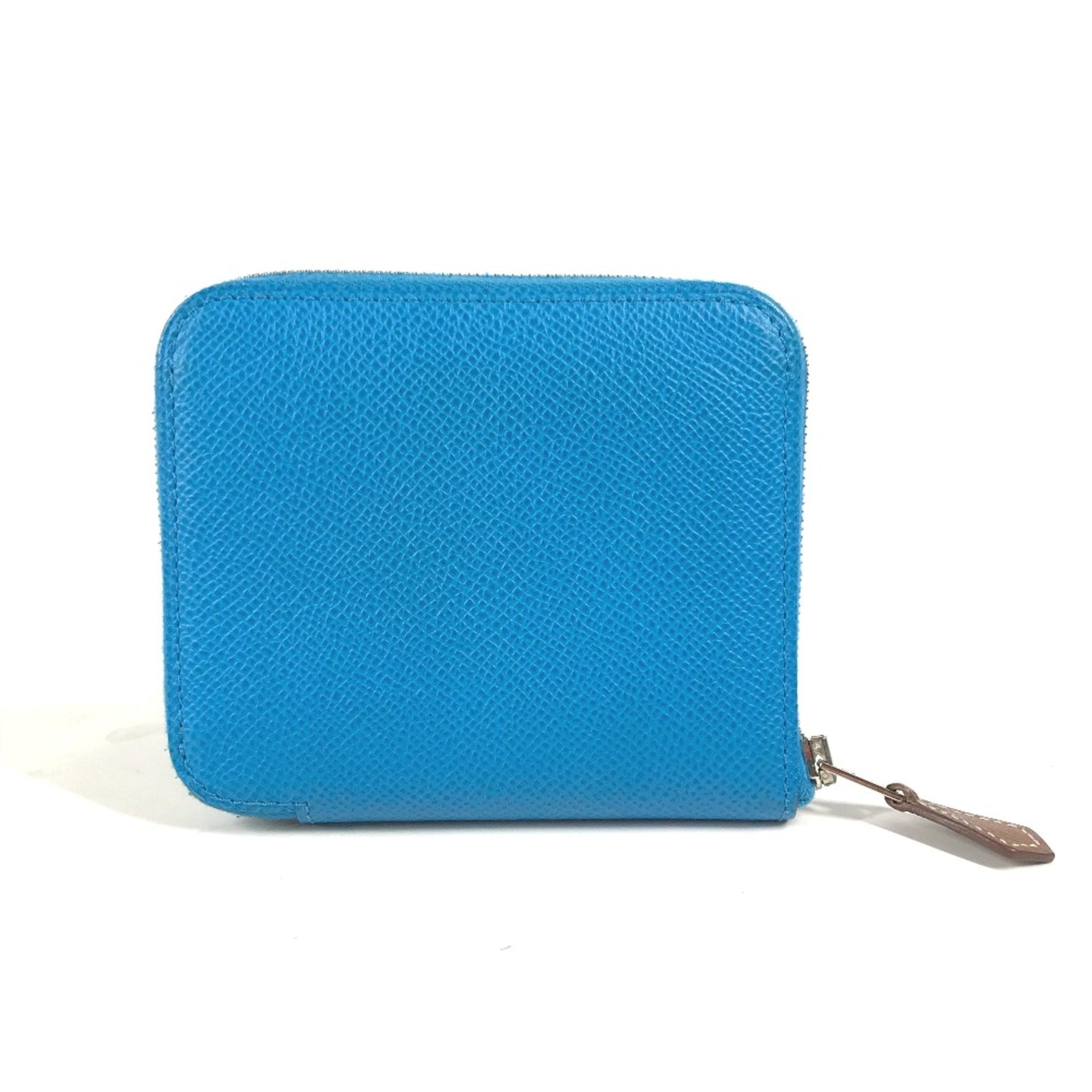 Hermes Blue Leather Wallet (Bi-Fold) (Pre-Owned)