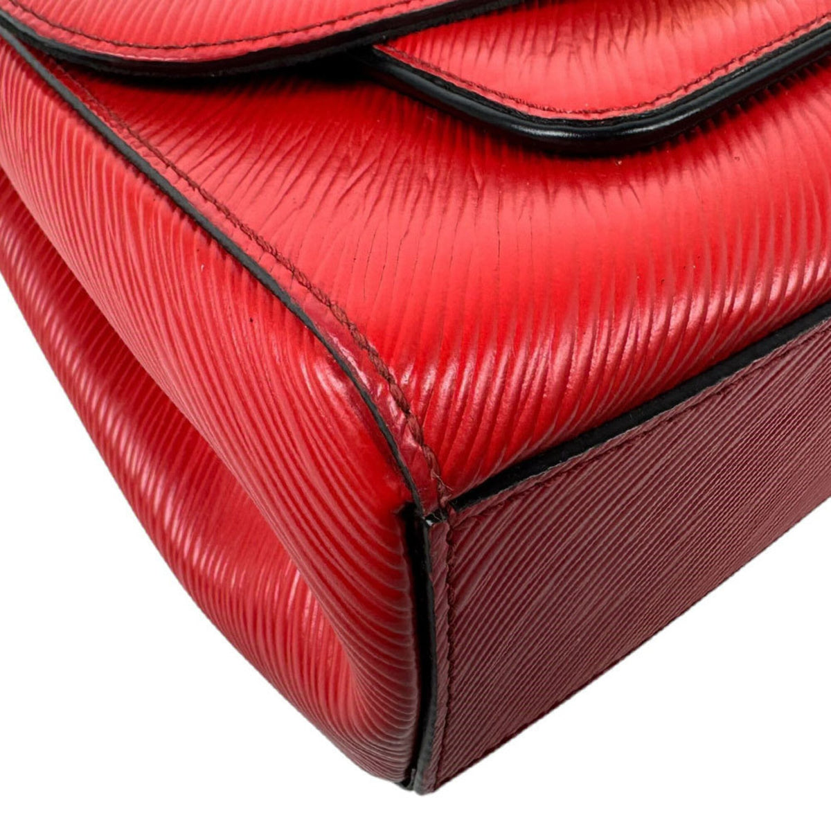 Louis Vuitton Red Color Epi Leather Handbag Shoulder Bag (Pre-Owned)