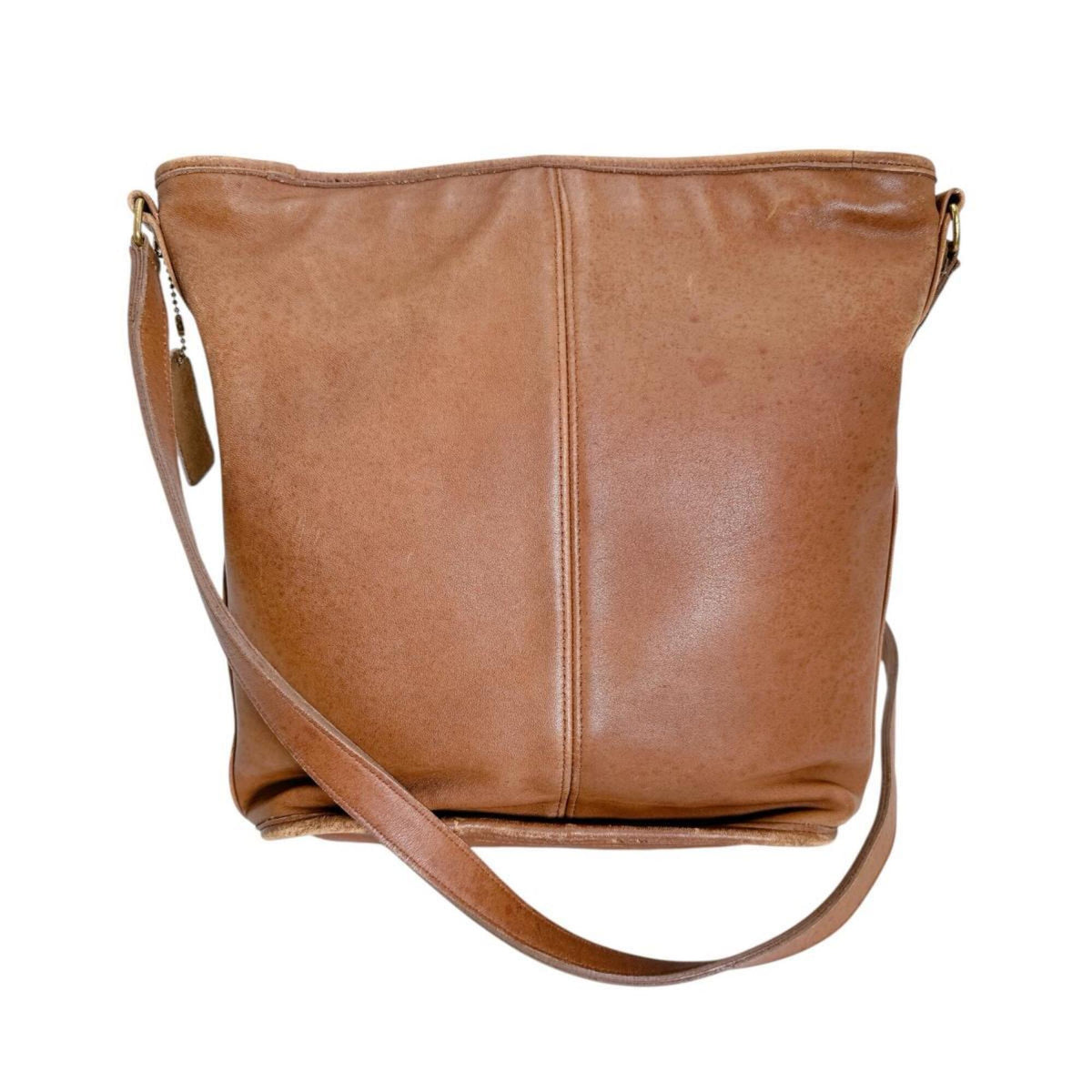Coach Brown Leather Handbag Shoulder Bag (Pre-Owned)
