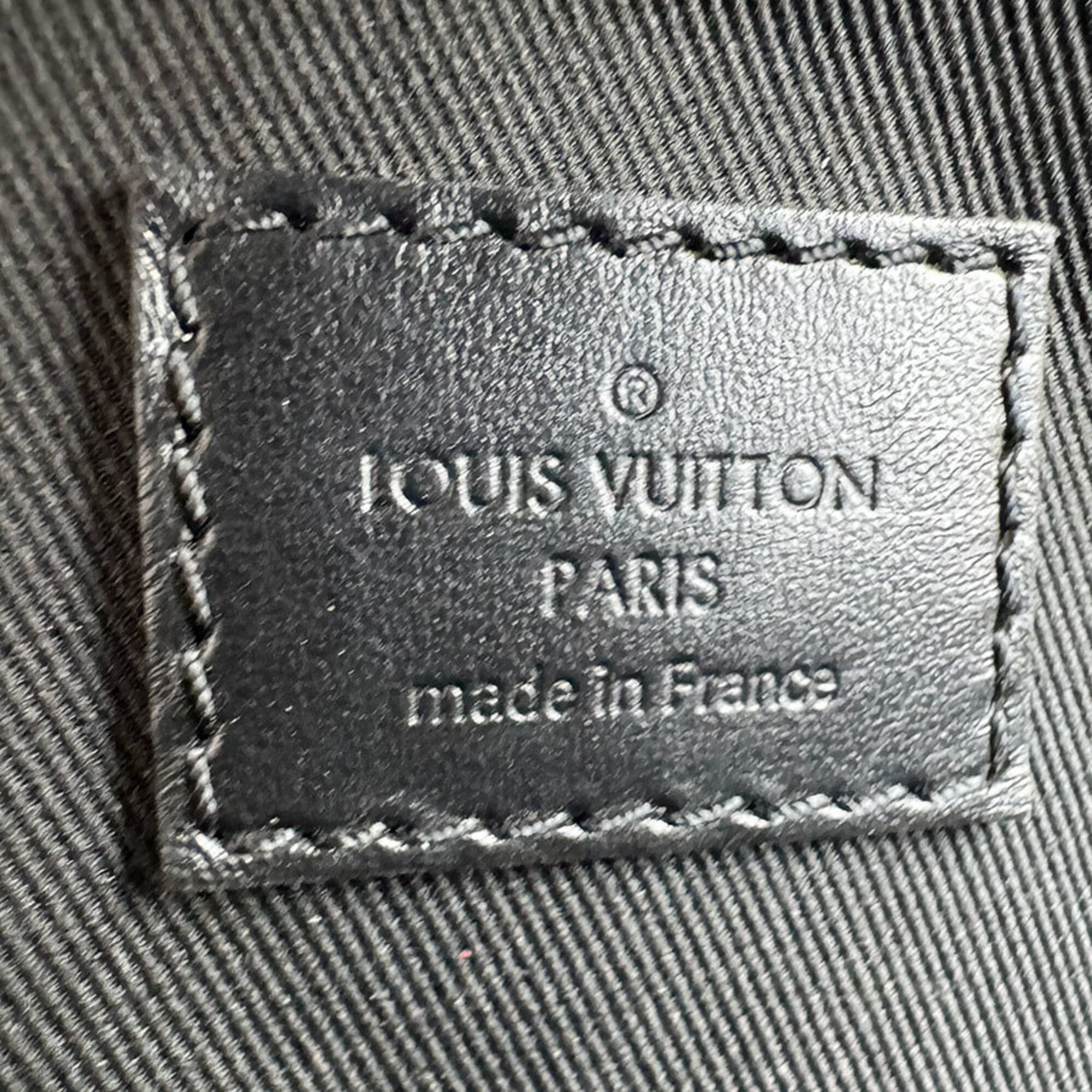 Louis Vuitton Black Brown Monogram Macassar Shoulder Bag (Pre-Owned)
