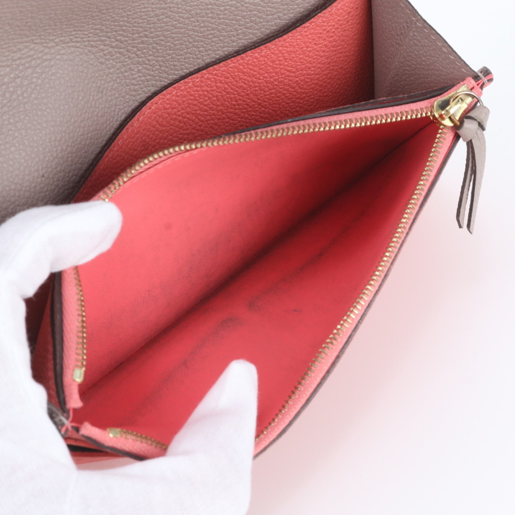 Louis Vuitton Blossom Leather Long Wallet (Bi-Fold) (Pre-Owned)