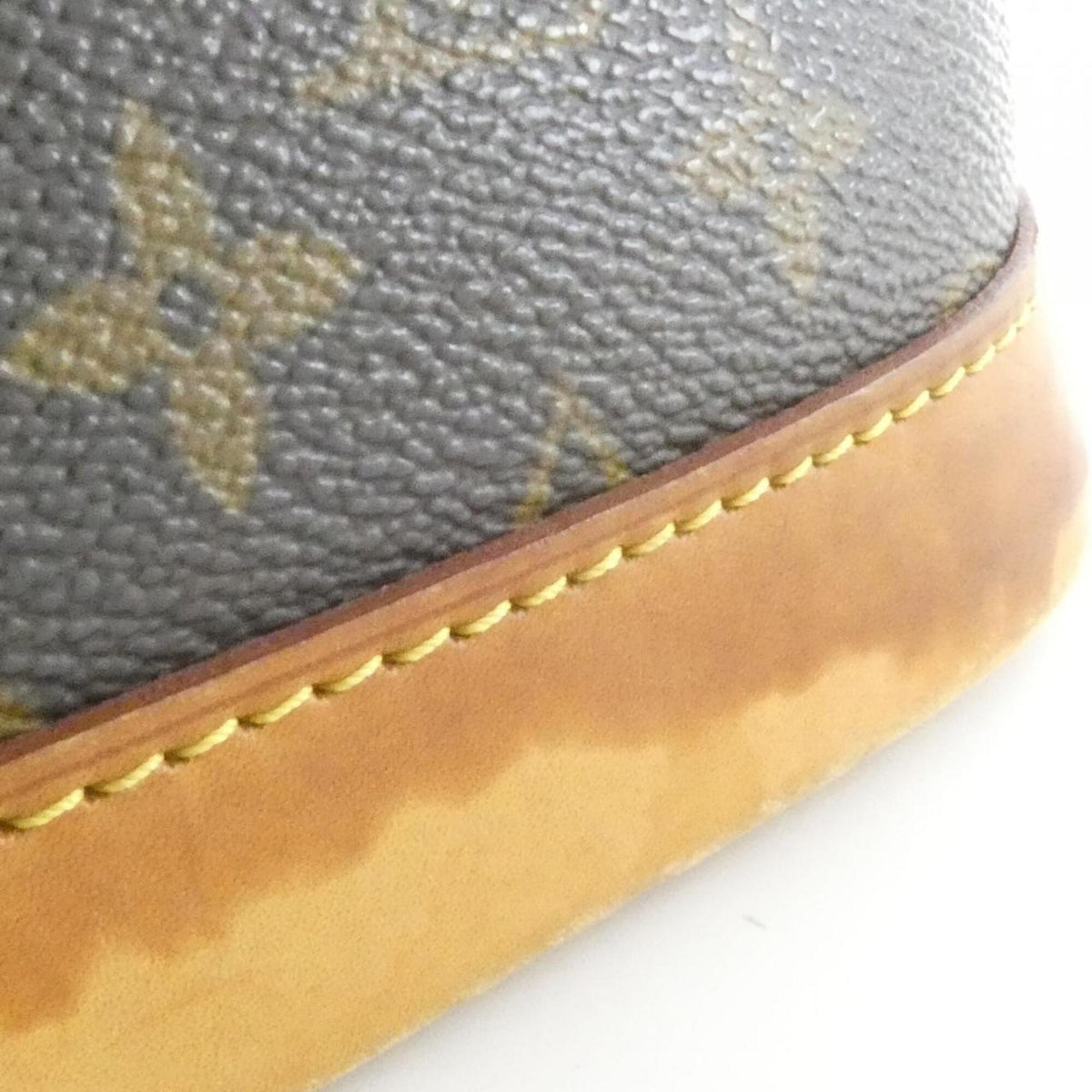 Louis Vuitton Marron Coated Canvas Handbag (Pre-Owned)