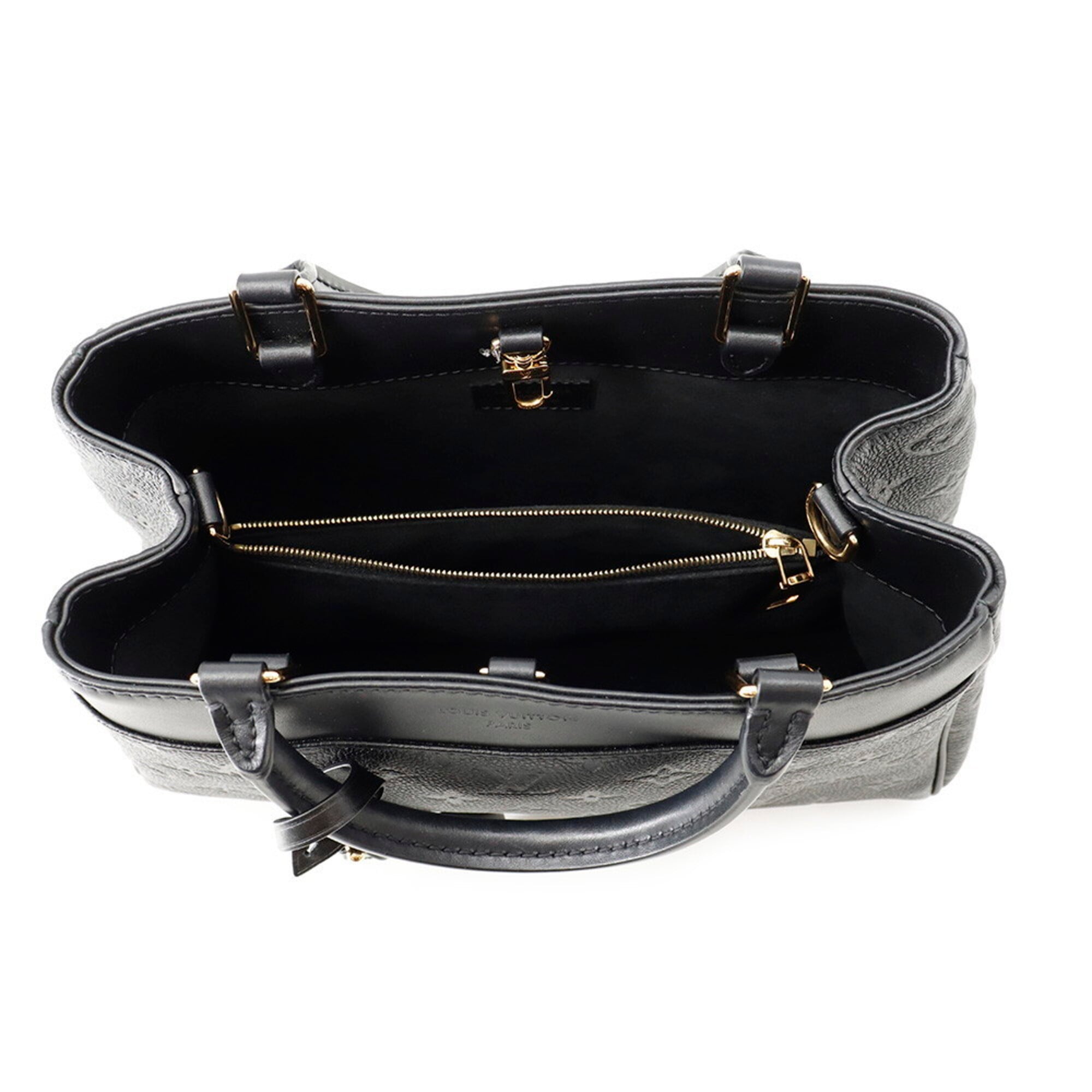 Louis Vuitton Noir Monogram Empreinte Handbag Shoulder Bag (Pre-Owned)