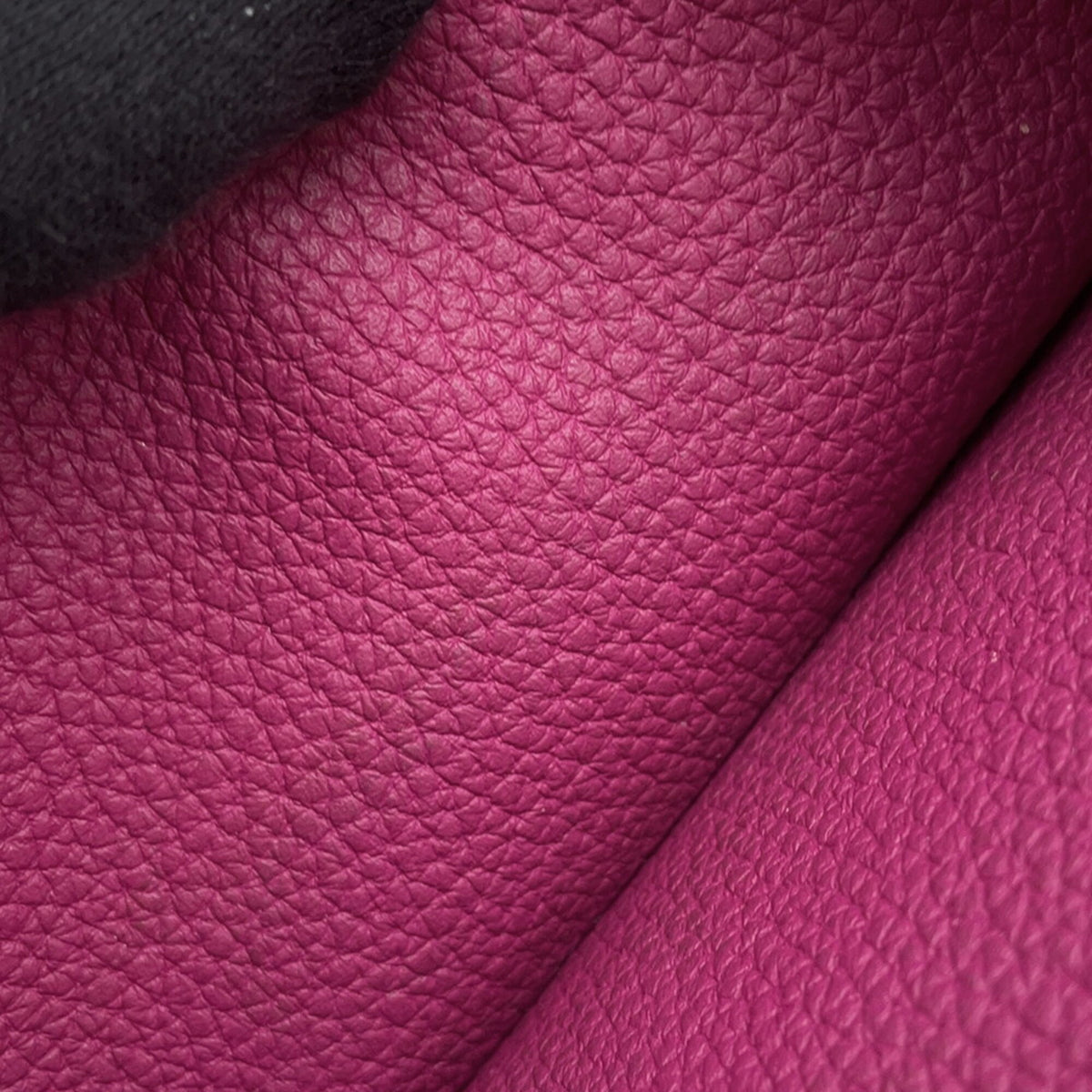 Hermes Kara Rose Purple Togo Leather Long Wallet (Bi-Fold) (Pre-Owned)