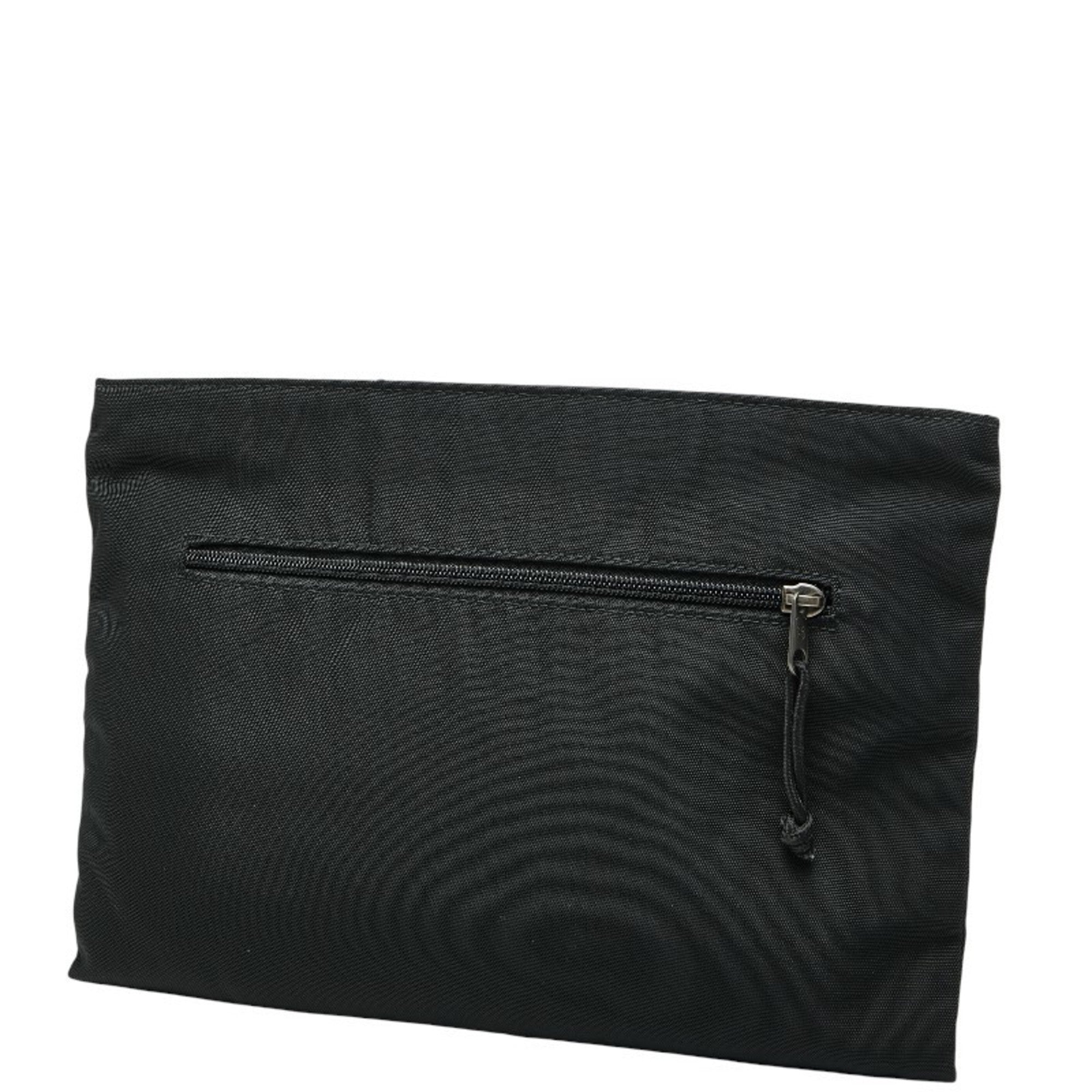 Balenciaga Black Multi-Color Nylon Clutch Bag (Pre-Owned)