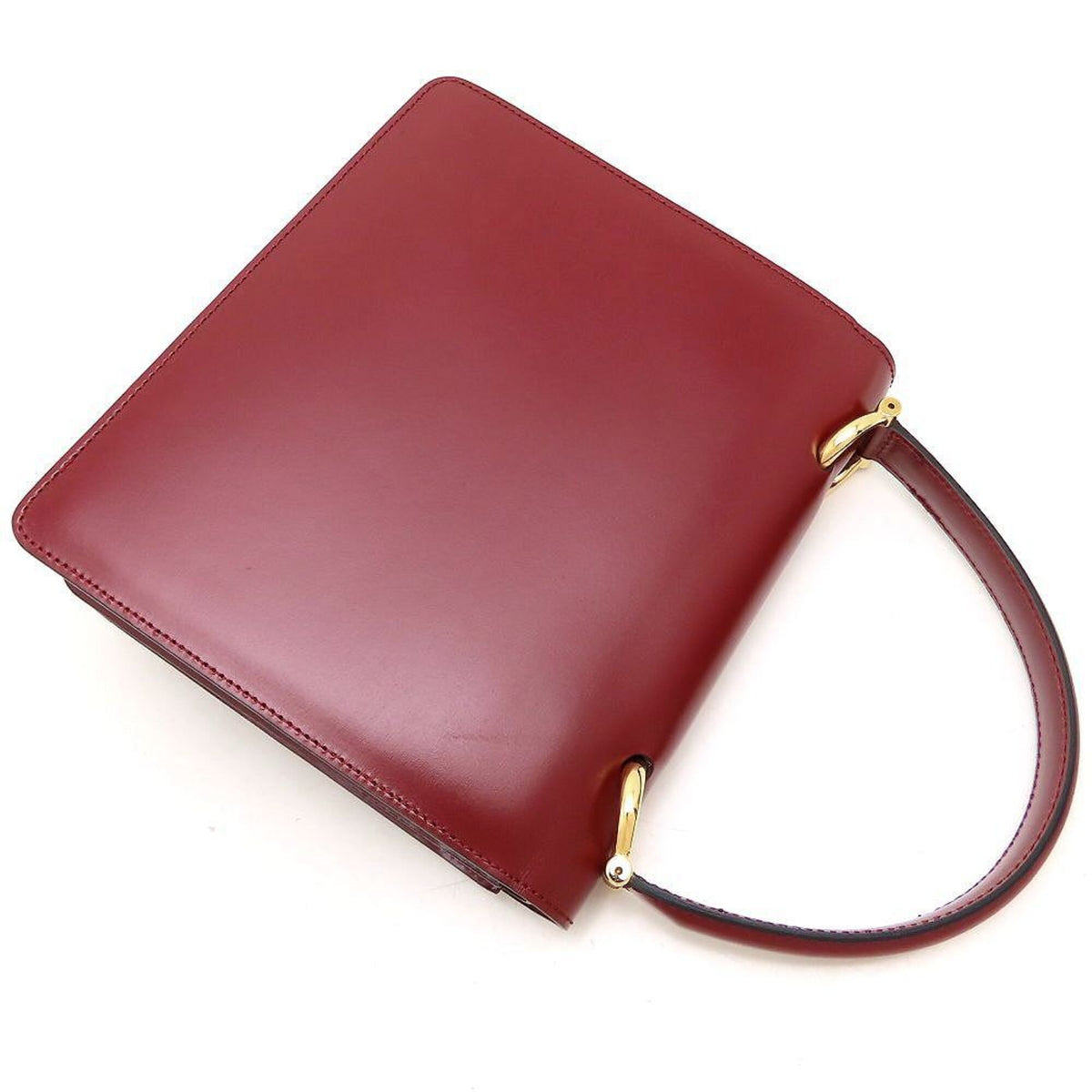 Celine Wine Leather Handbag (Pre-Owned)