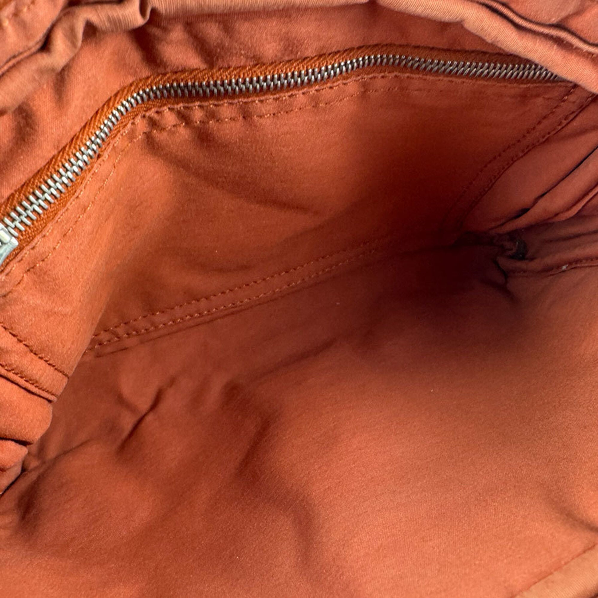 Hermes Orange Toile Chevron Fanny Pack Pochette (Pre-Owned)