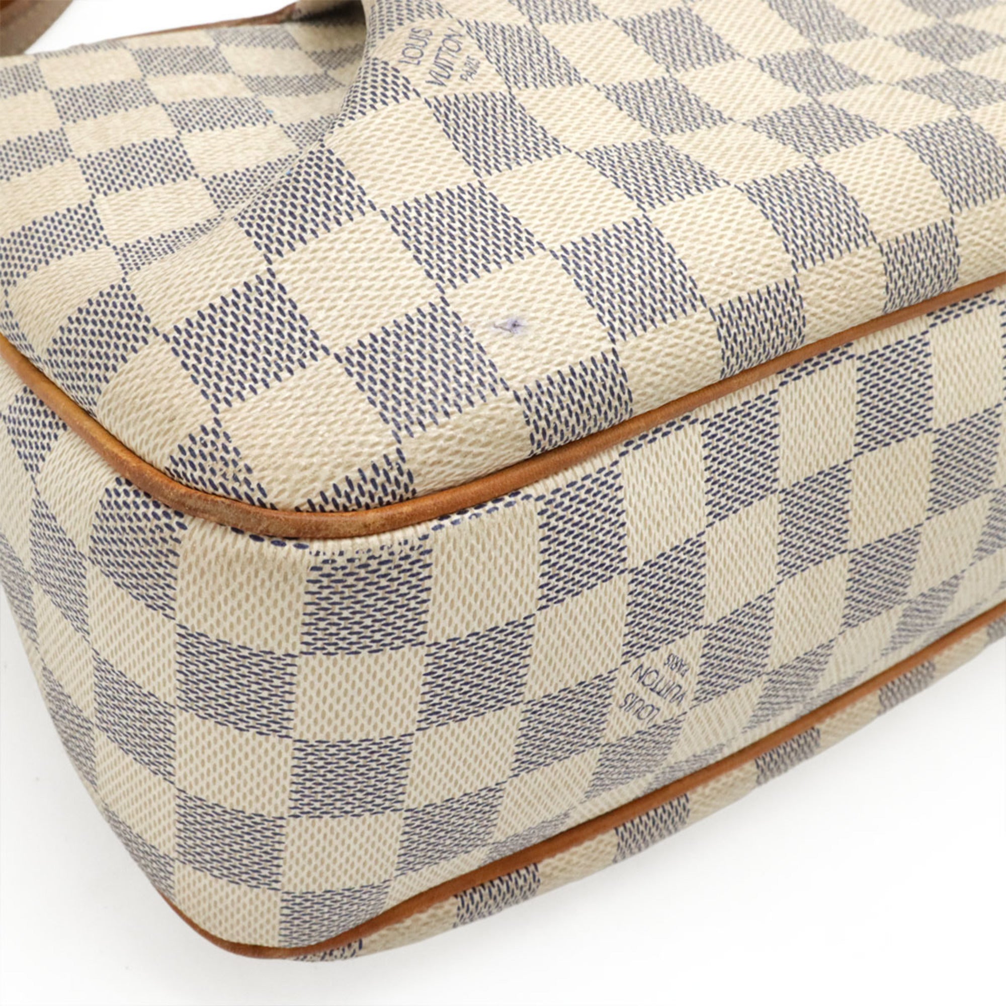 Louis Vuitton Damier Azur Ivory Canvas Shoulder Bag (Pre-Owned)