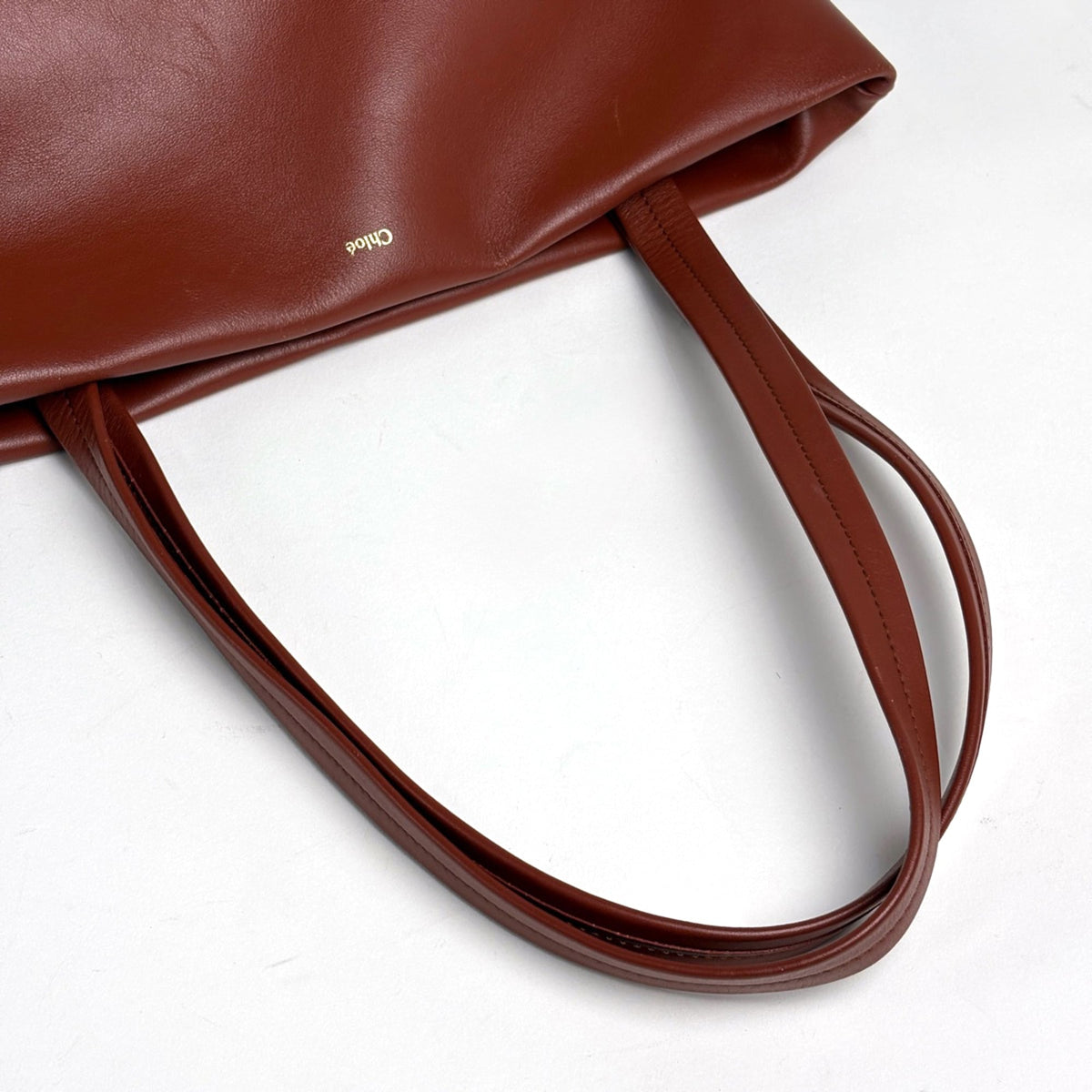 Chloé Brown Leather Tote Bag (Pre-Owned)