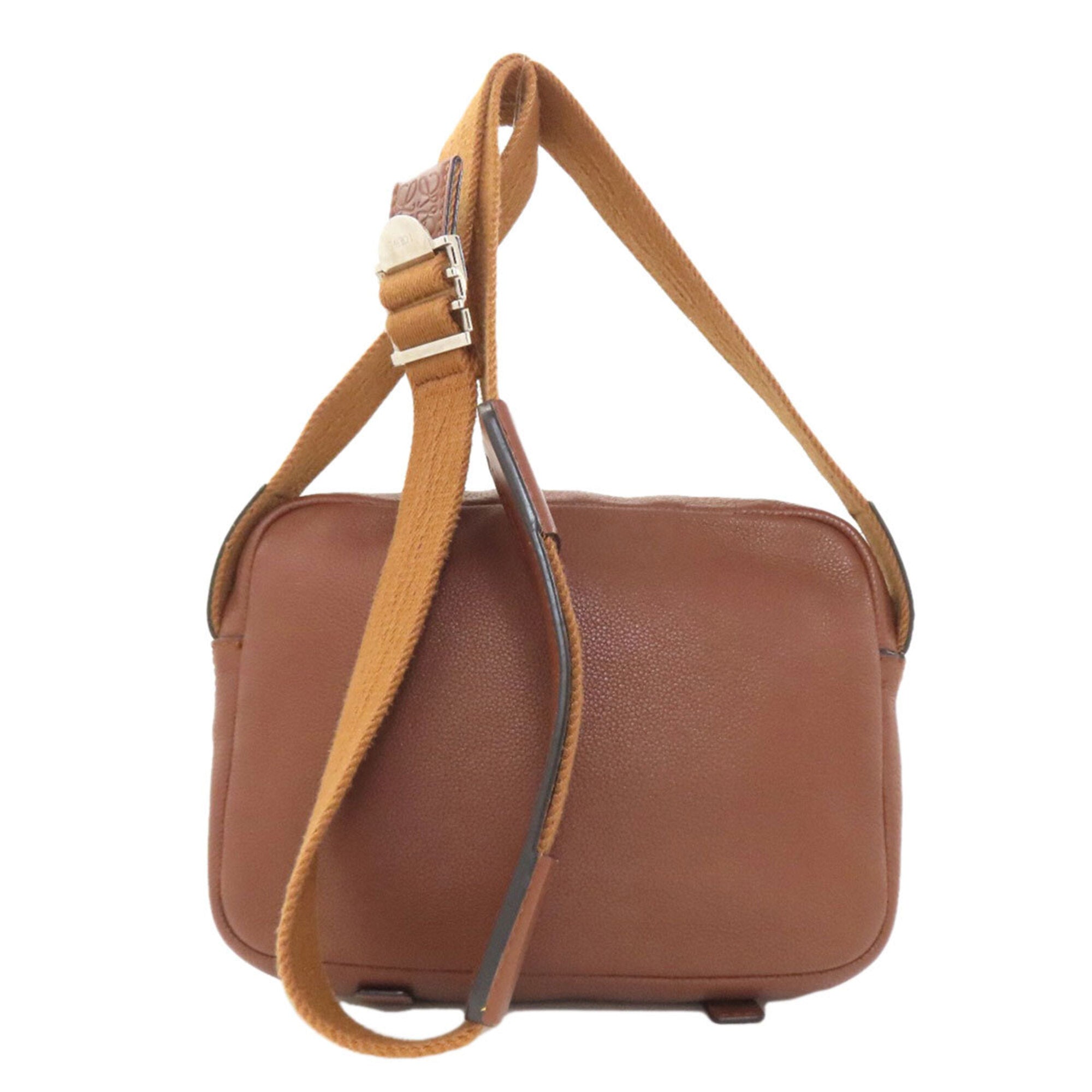 Loewe Brown Leather Shoulder Bag (Pre-Owned)
