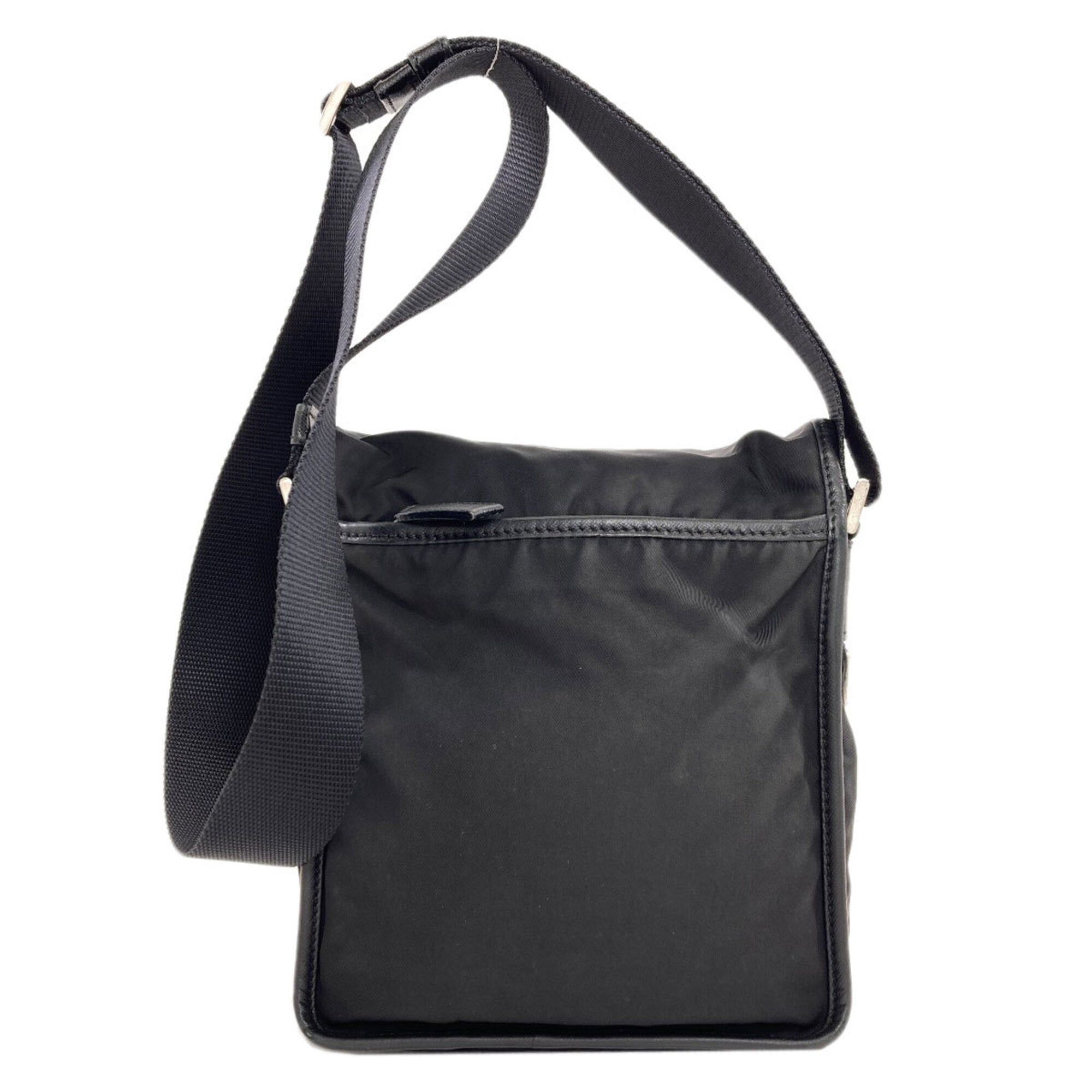 Prada Black Nylon Shoulder Bag (Pre-Owned)