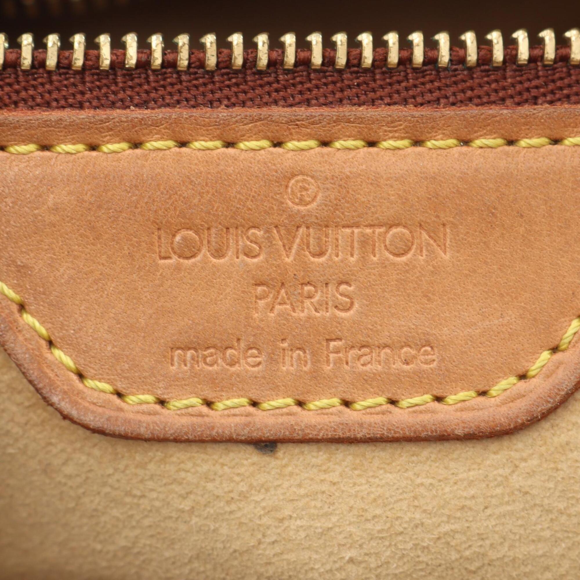 Louis Vuitton Brown Monogram Pvc Coated Canvas Leather Handbag Shoulder Bag (Pre-Owned)