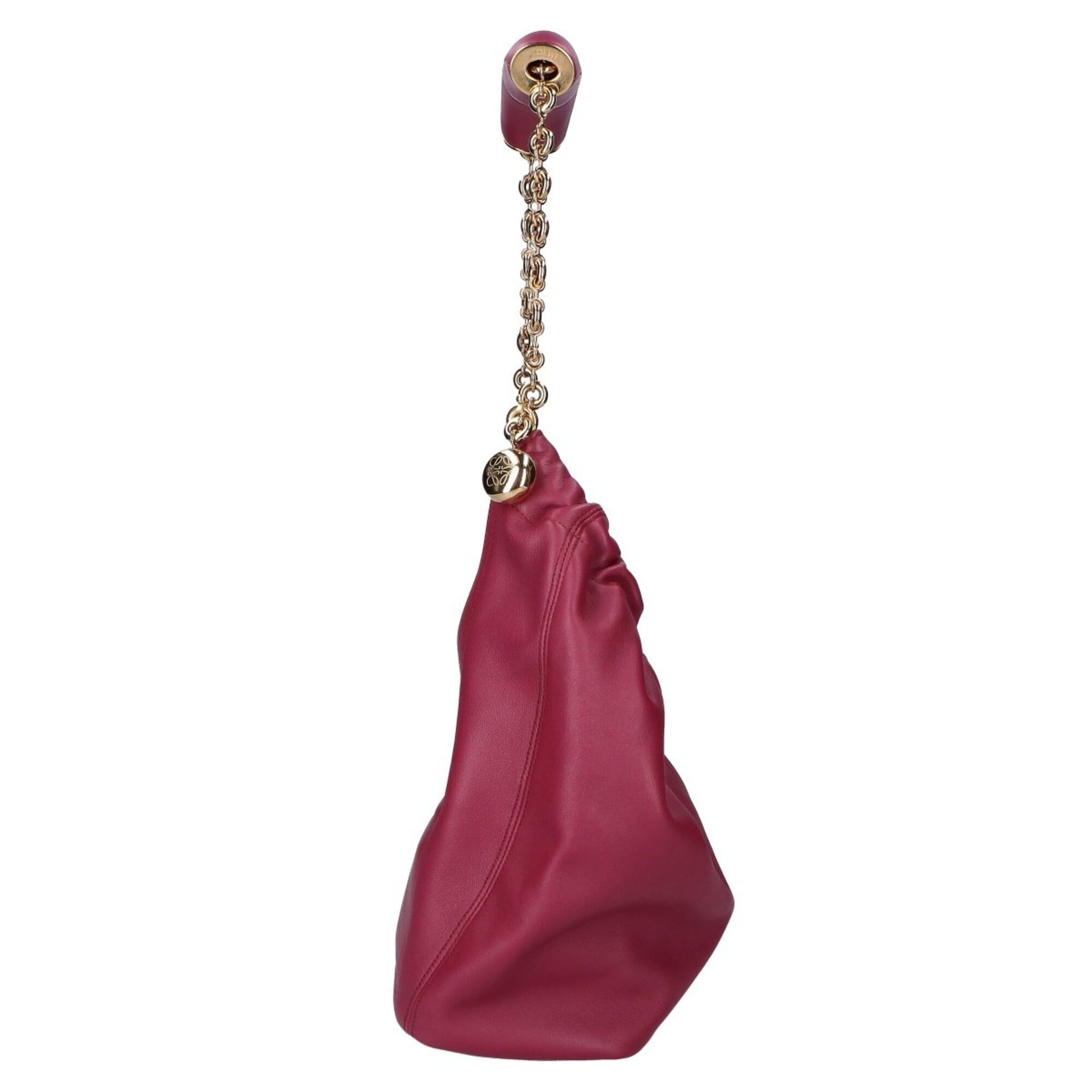Loewe Burgundy Leather Handbag (Pre-Owned)