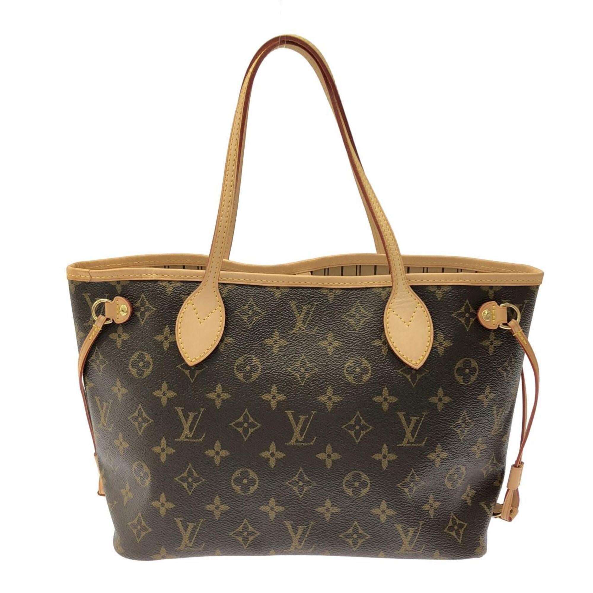 Louis Vuitton Marron Coated Canvas Handbag (Pre-Owned)