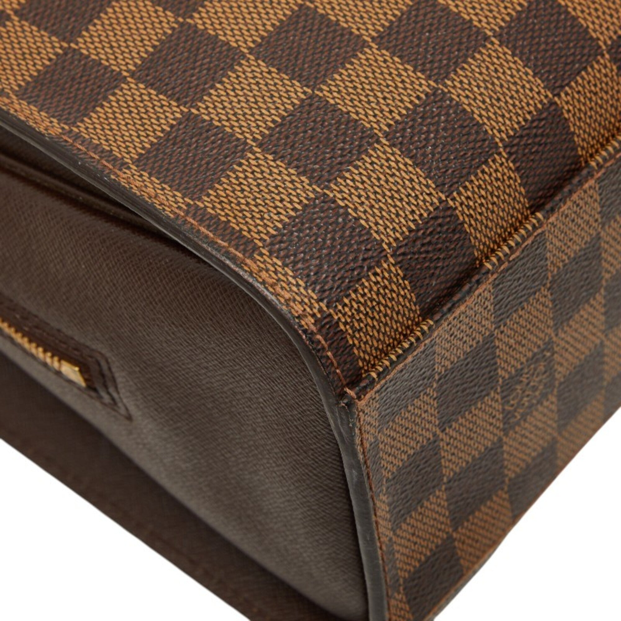 Louis Vuitton Brown Pvc Leather Handbag (Pre-Owned)