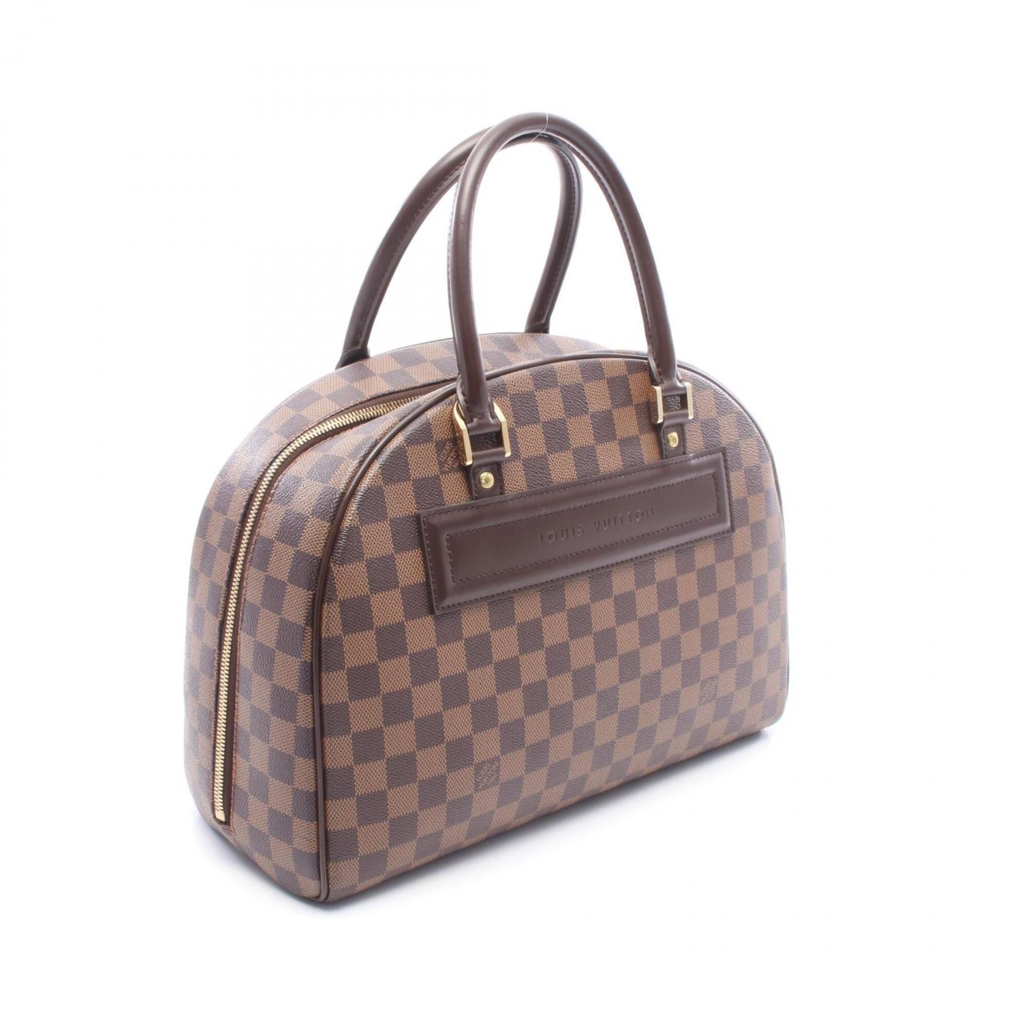 Louis Vuitton Brown Coated Canvas Leather Handbag (Pre-Owned)