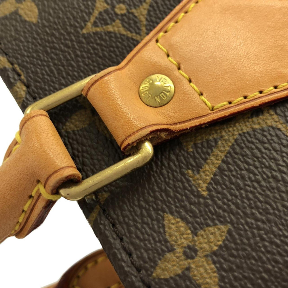 Louis Vuitton Marron Coated Canvas Handbag (Pre-Owned)