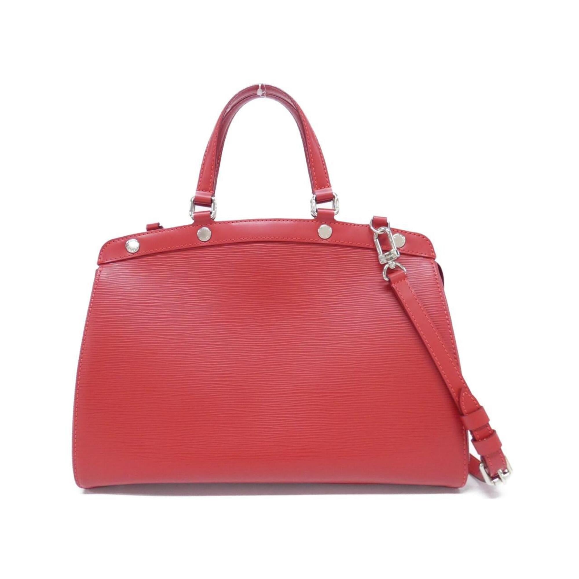 Louis Vuitton Carmine Leather Handbag (Pre-Owned)