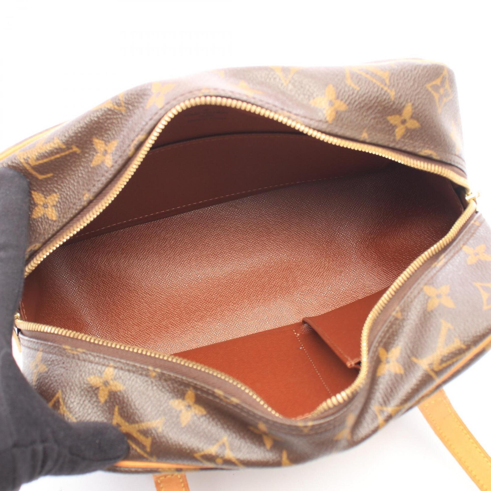 Louis Vuitton Brown Pvc Handbag Shoulder Bag (Pre-Owned)
