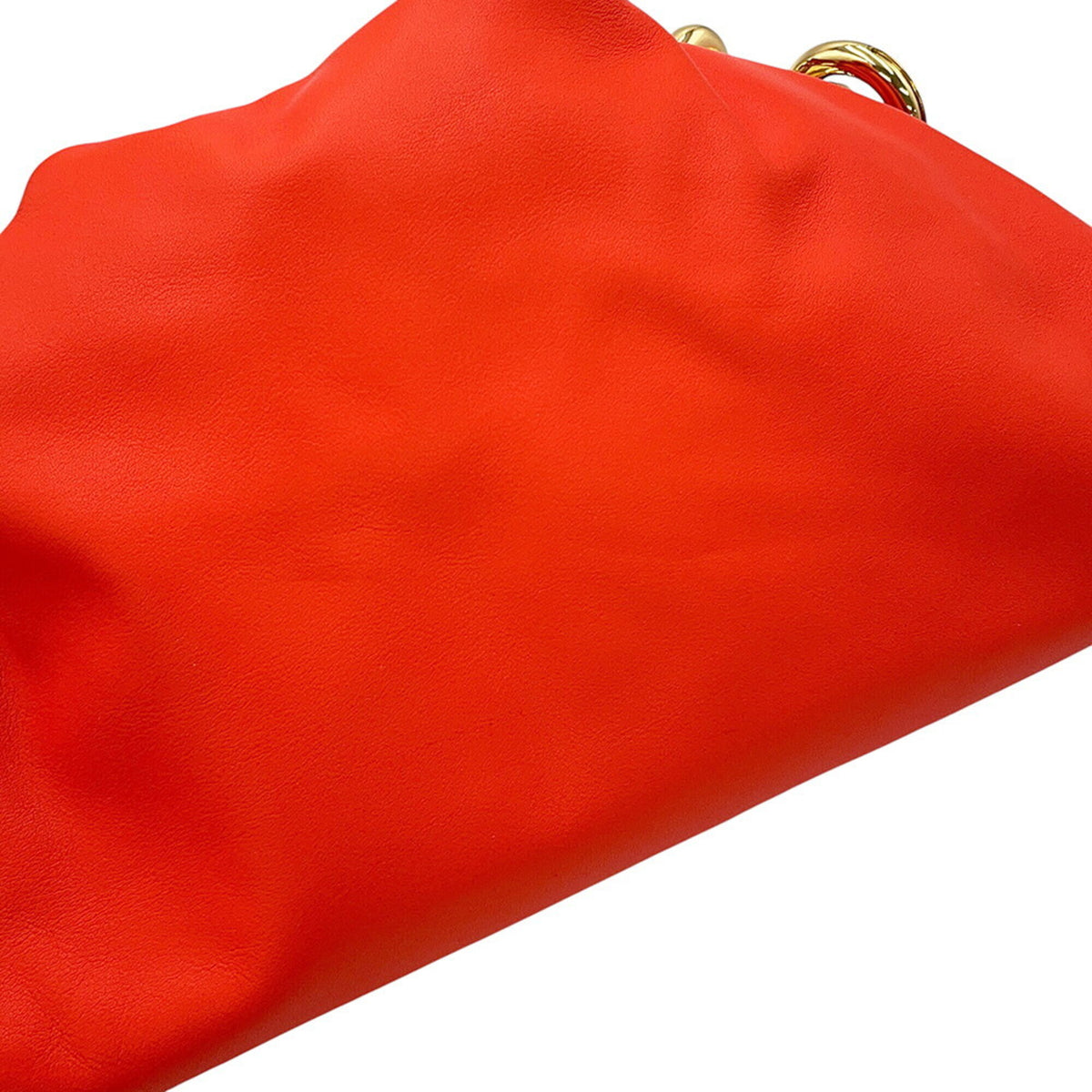Bottega Veneta Orange Leather Shoulder Bag (Pre-Owned)