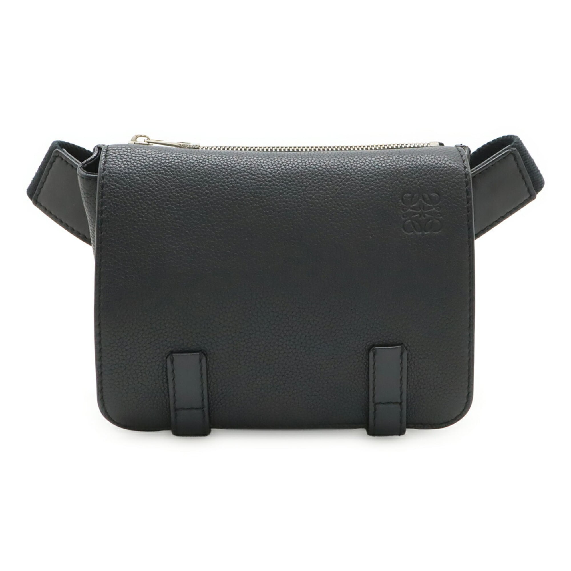 Loewe Black Leather Shoulder Bag Sling Bag (Pre-Owned)