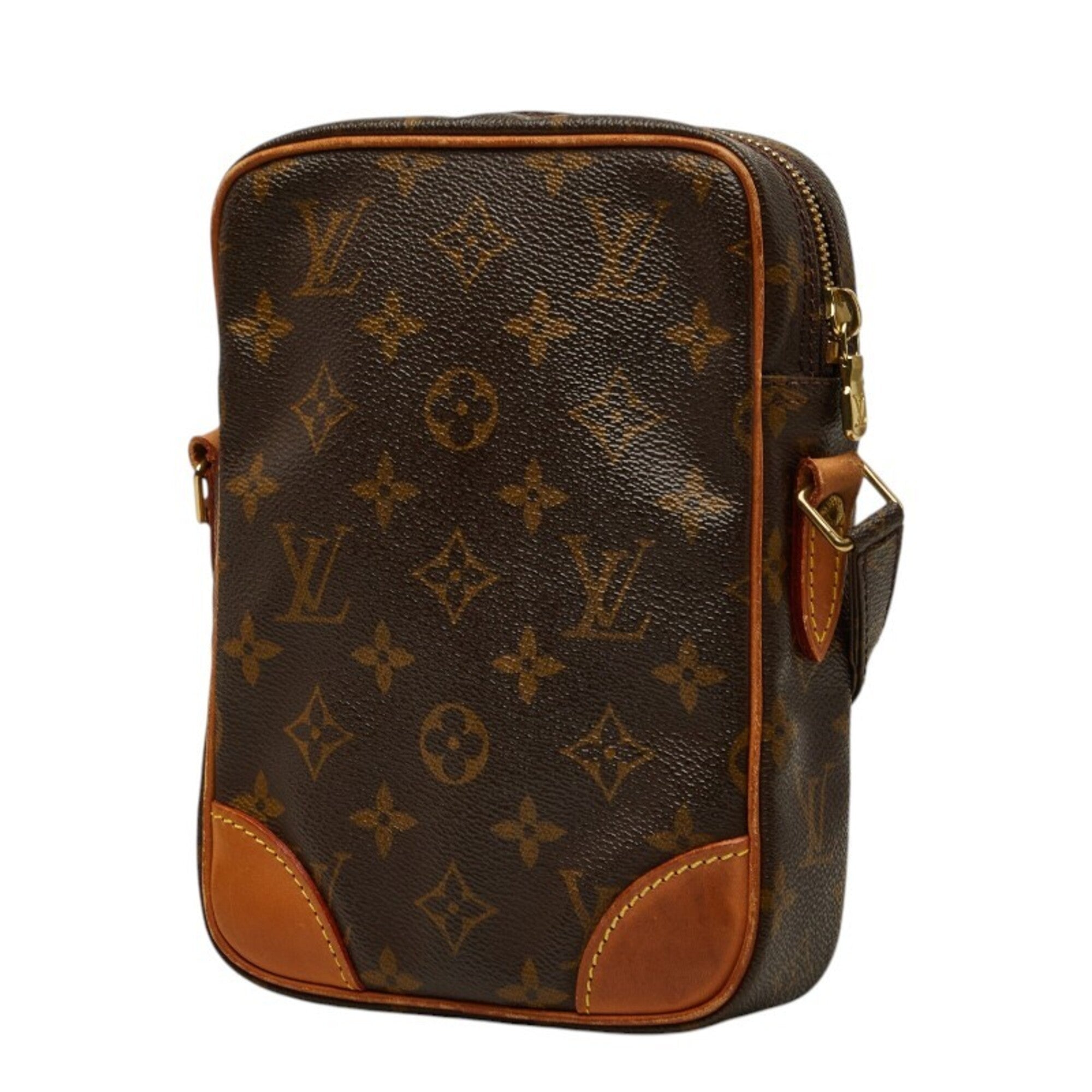 Louis Vuitton Brown Pvc Leather Shoulder Bag (Pre-Owned)