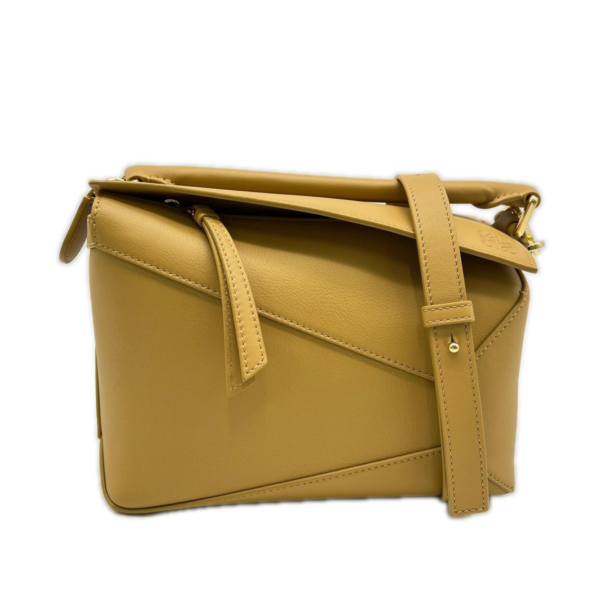 Loewe Puzzle Yellow Shoulder Bag (Pre-Owned)