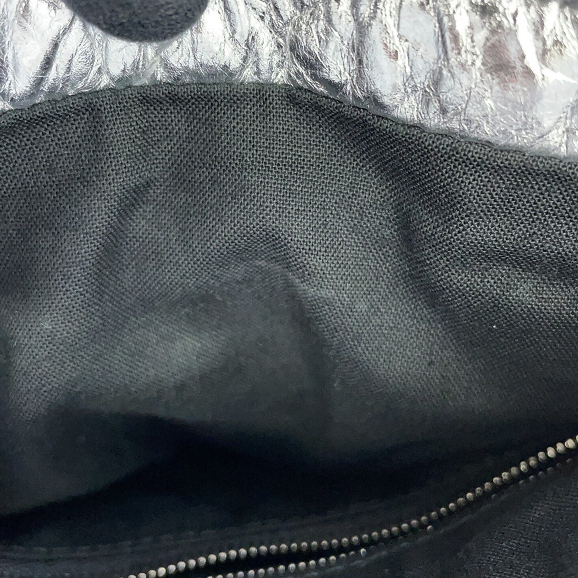 Balenciaga Silver Leather Handbag Shoulder Bag Tote Bag (Pre-Owned)
