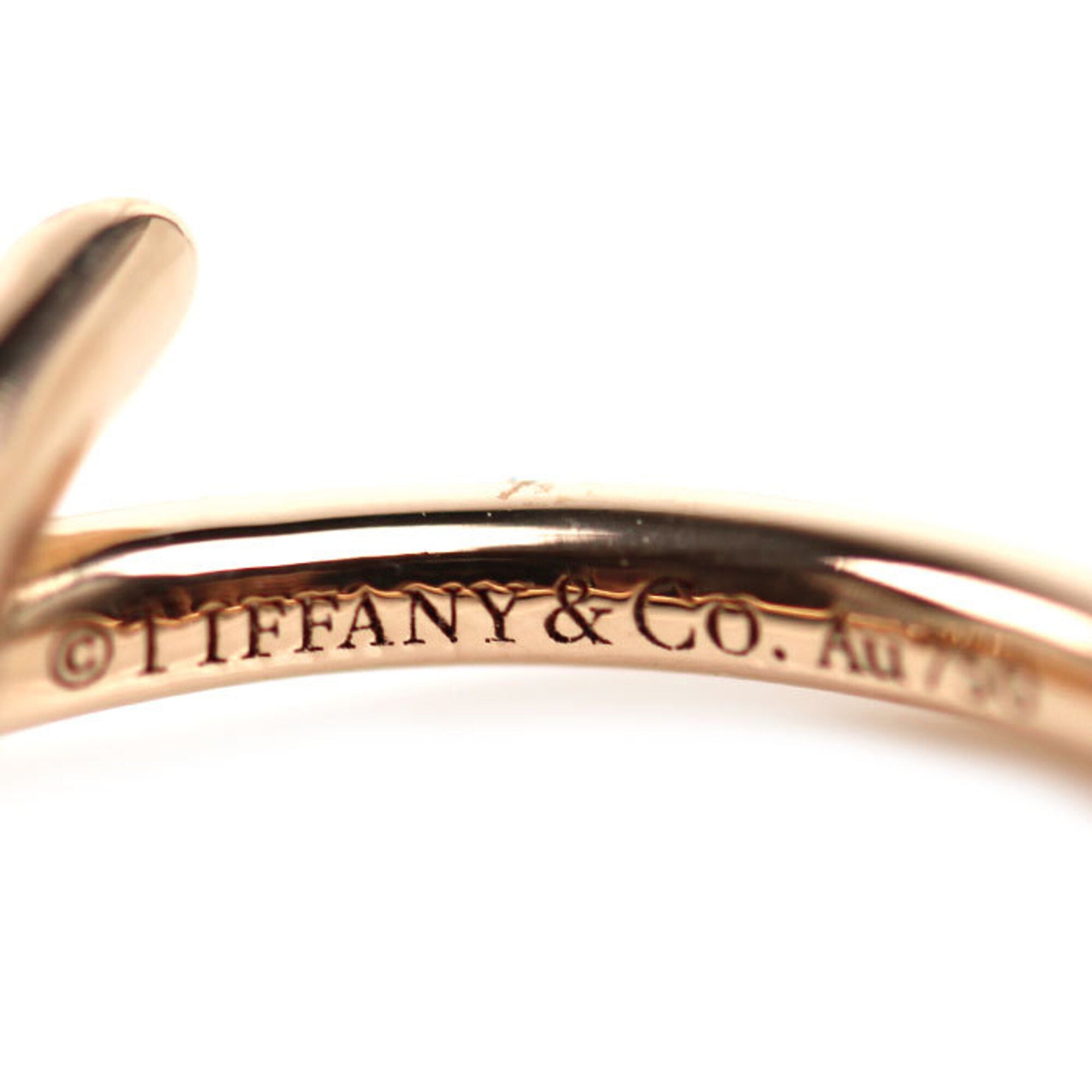 Tiffany Pink Gold (18K) Band Ring (Pre-Owned)