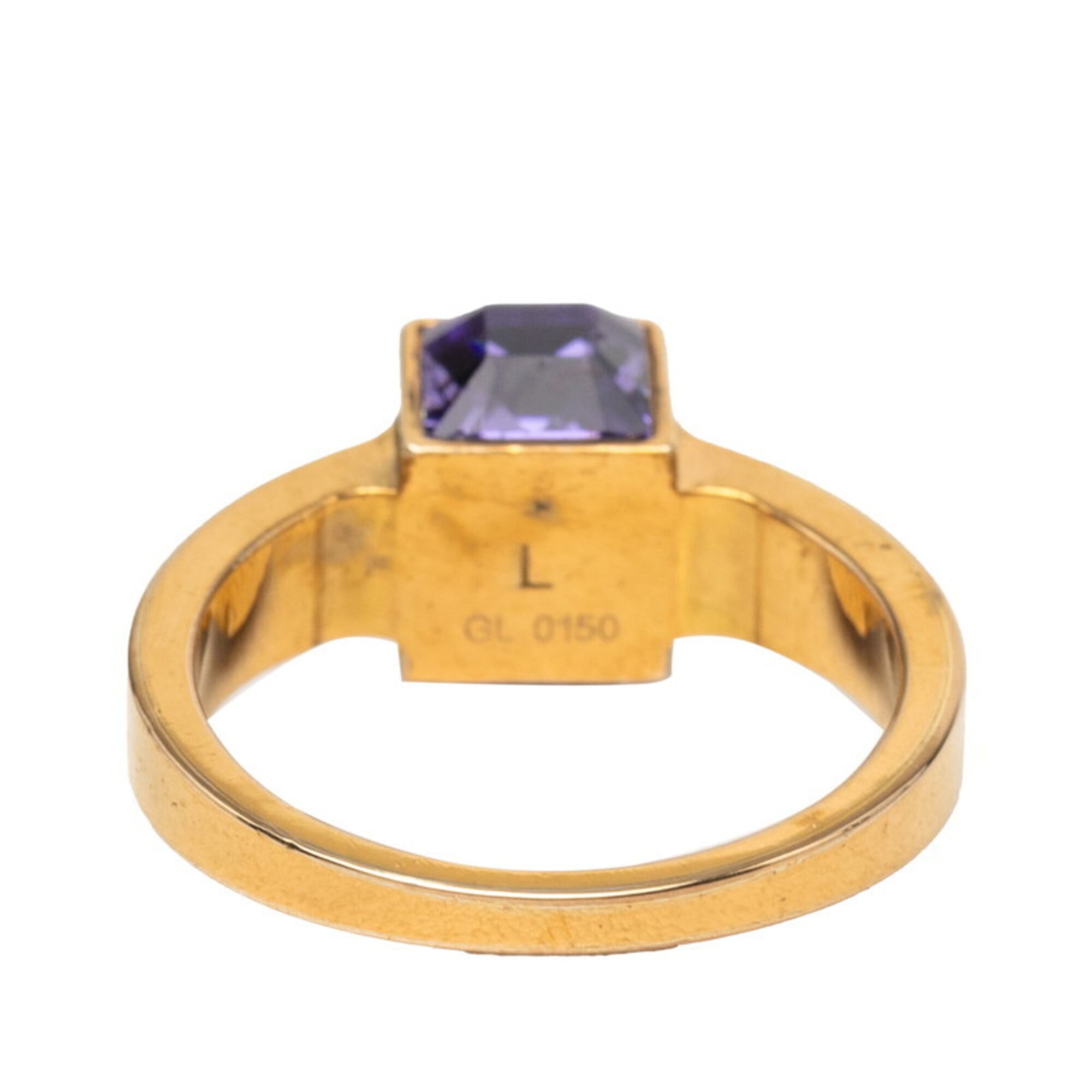 Louis Vuitton Gold Purple Band Ring (Pre-Owned)