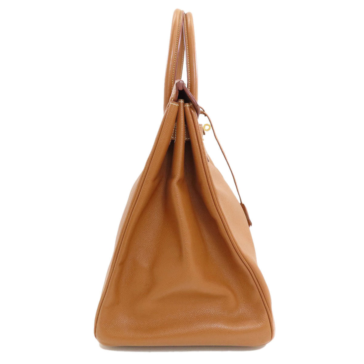 Hermes Gold Courchevel Leather Handbag (Pre-Owned)