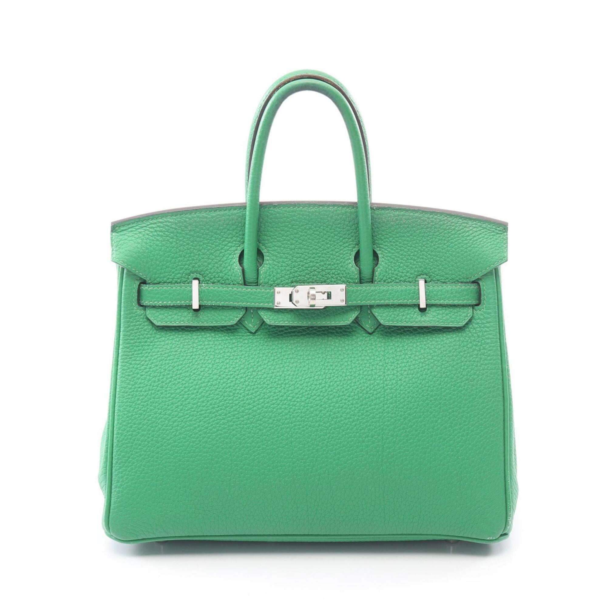 Hermes Green Togo Leather Handbag (Pre-Owned)