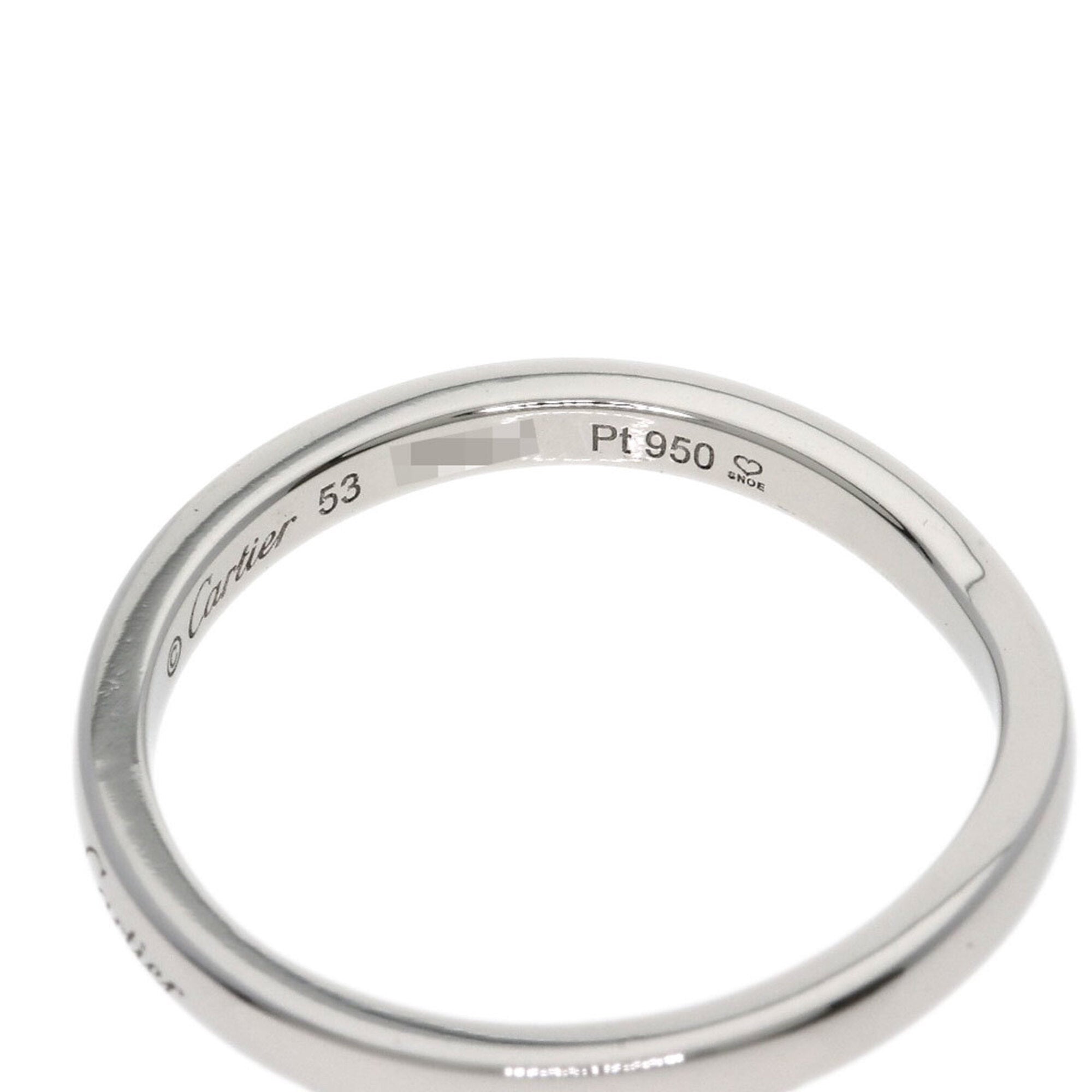 Cartier Platinum 950 Band Ring (Pre-Owned)