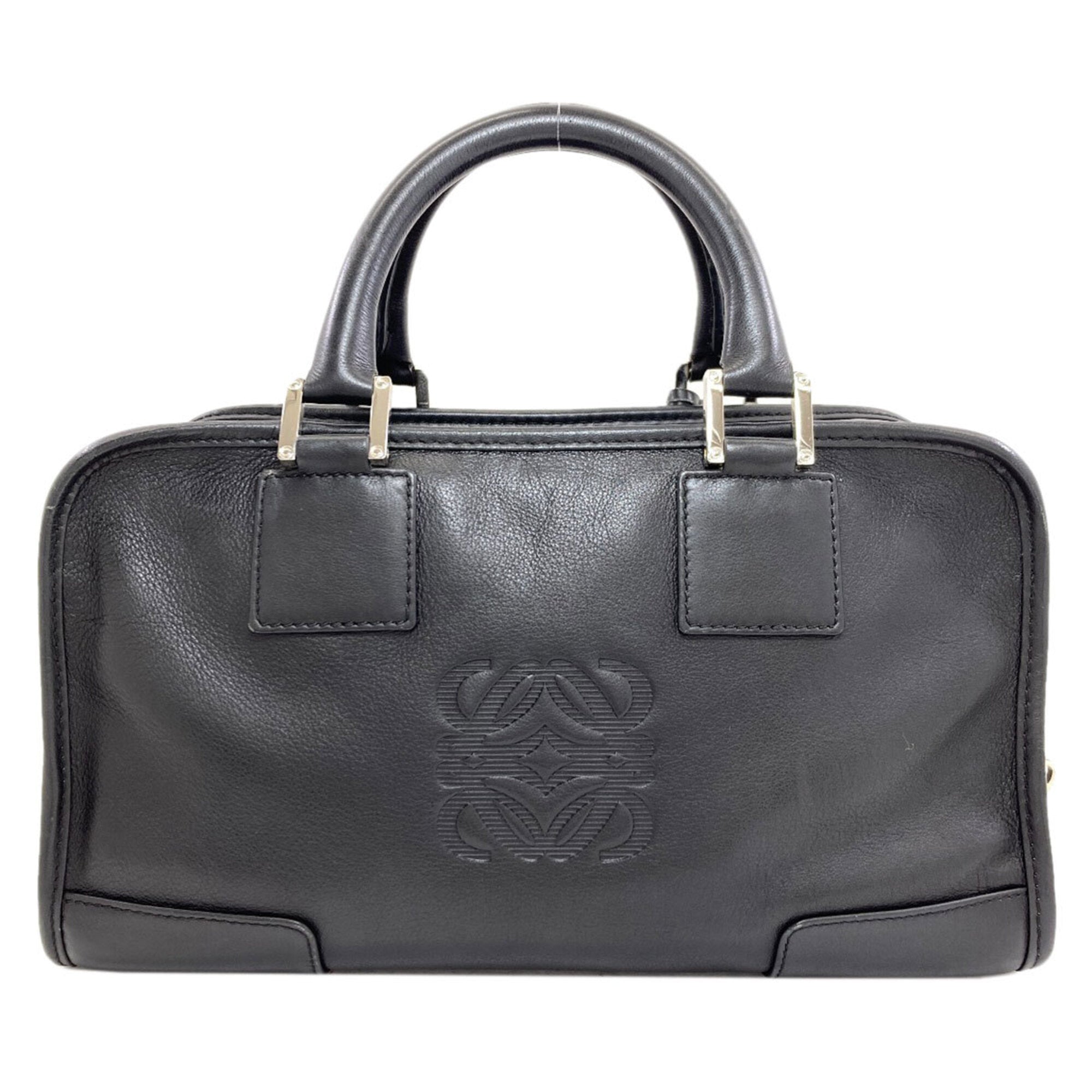 Loewe Amazona Black Leather Handbag (Pre-Owned)