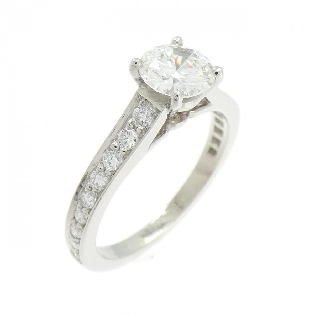 Cartier Platinum Platinum 950 Band Ring (Pre-Owned)
