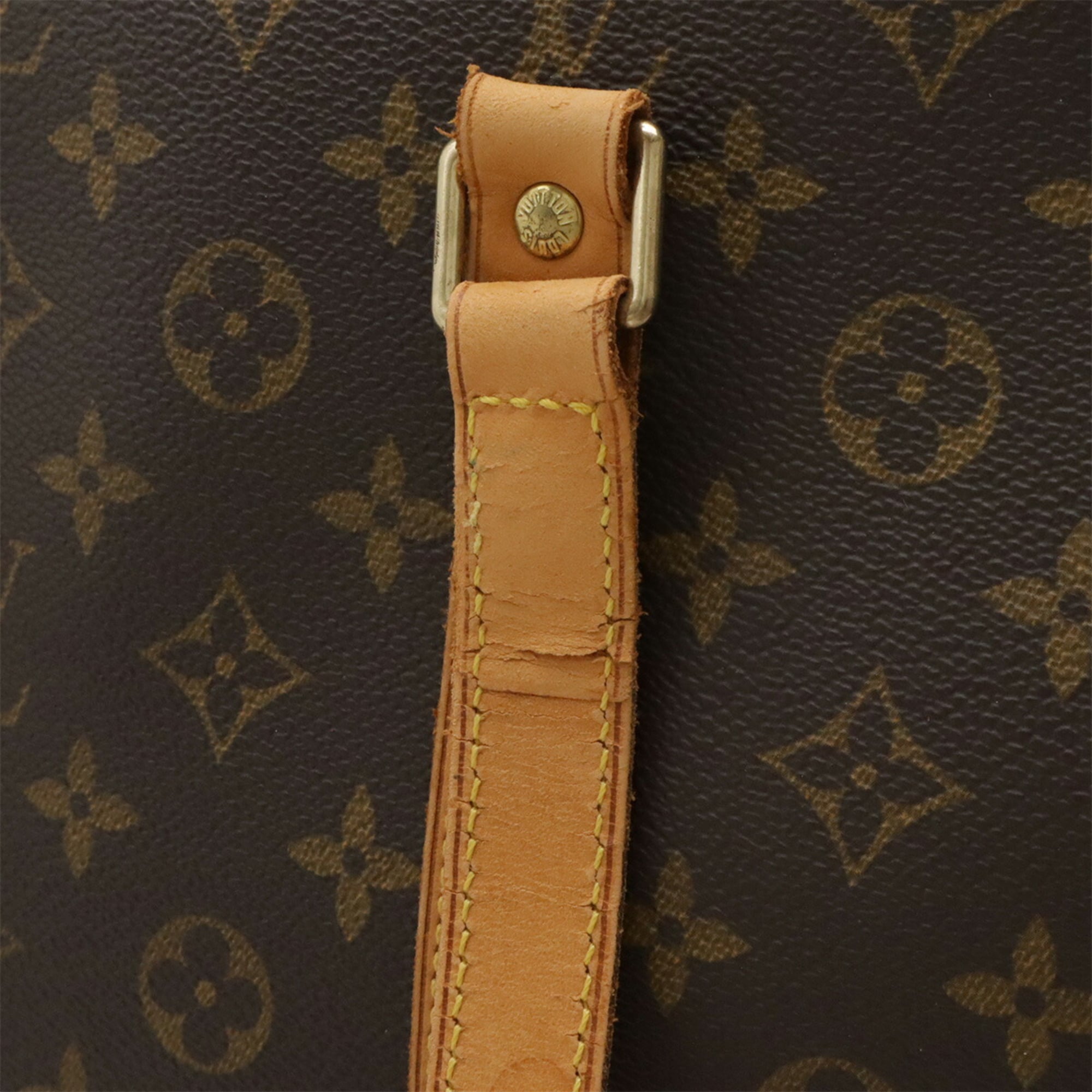 Louis Vuitton Brown Monogram Canvas Shoulder Bag Tote Bag (Pre-Owned)
