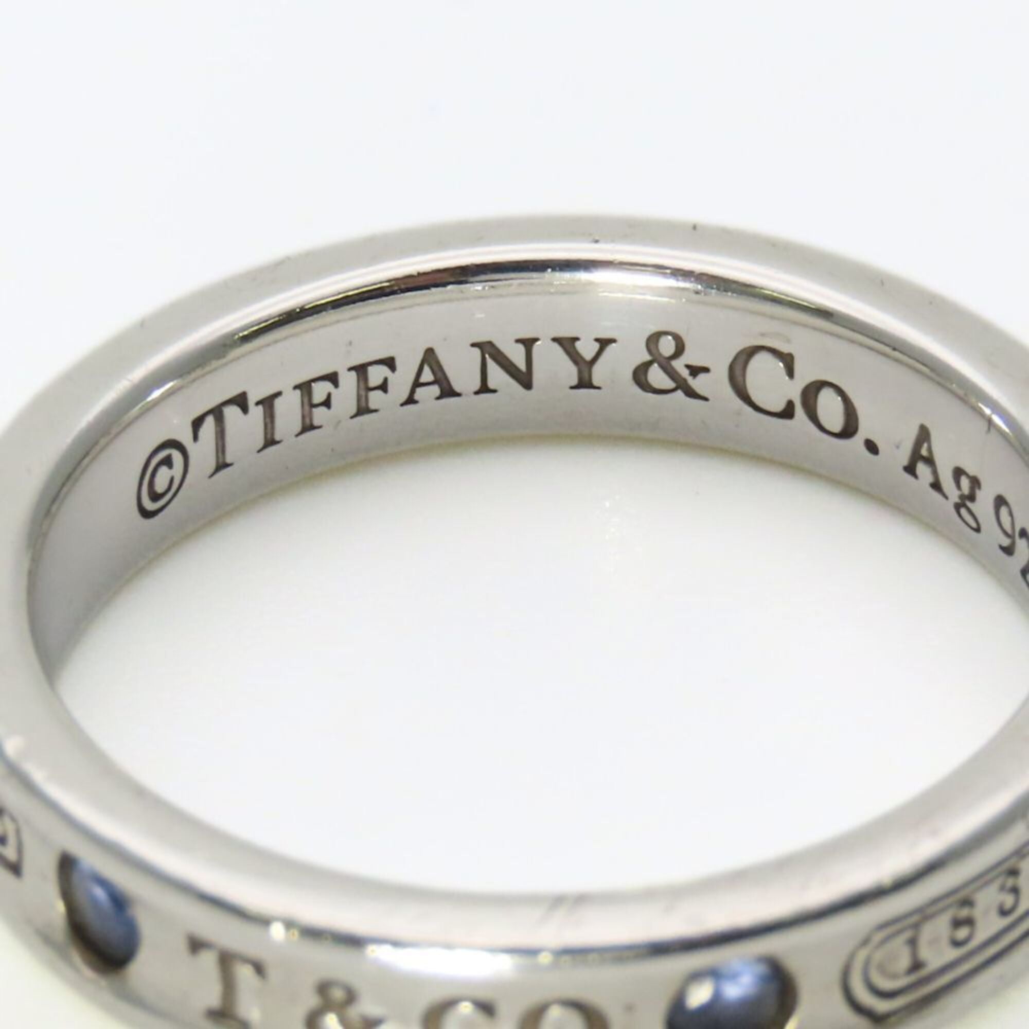 Tiffany Silver Silver 925 Band Ring (Pre-Owned)