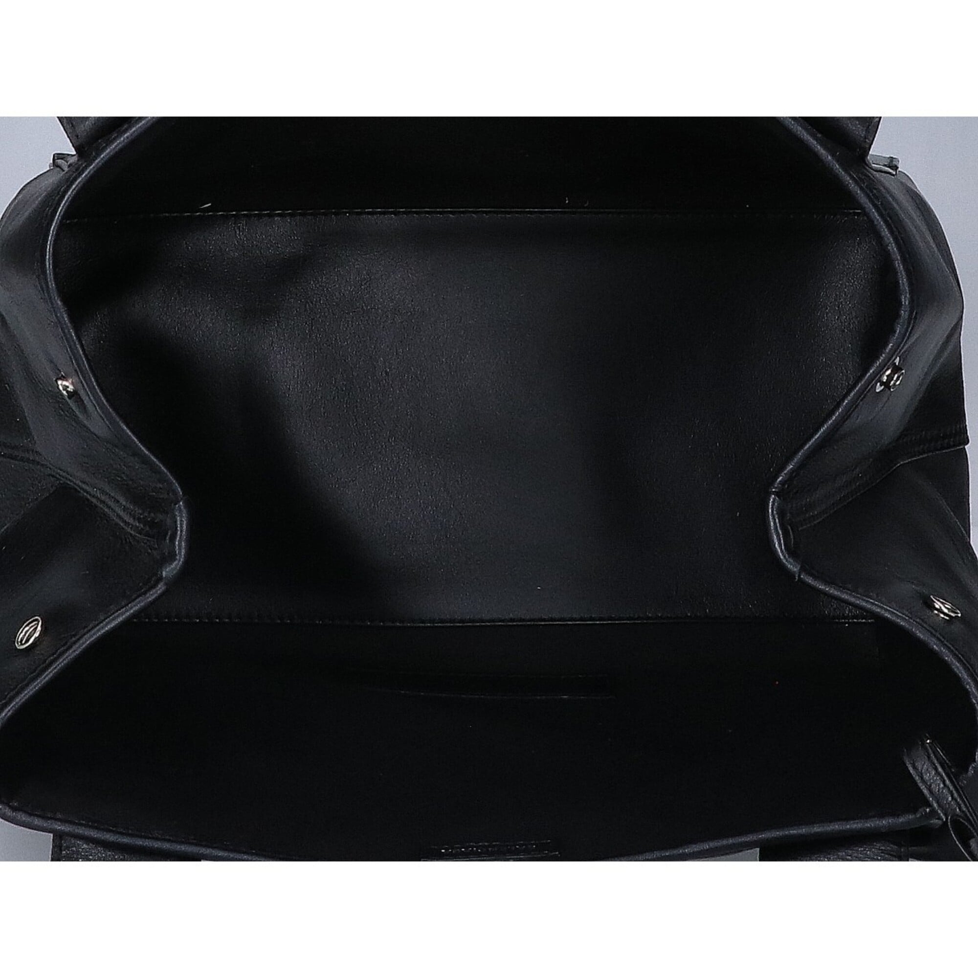 Balenciaga Navy Leather Pouch Tote Bag (Pre-Owned)