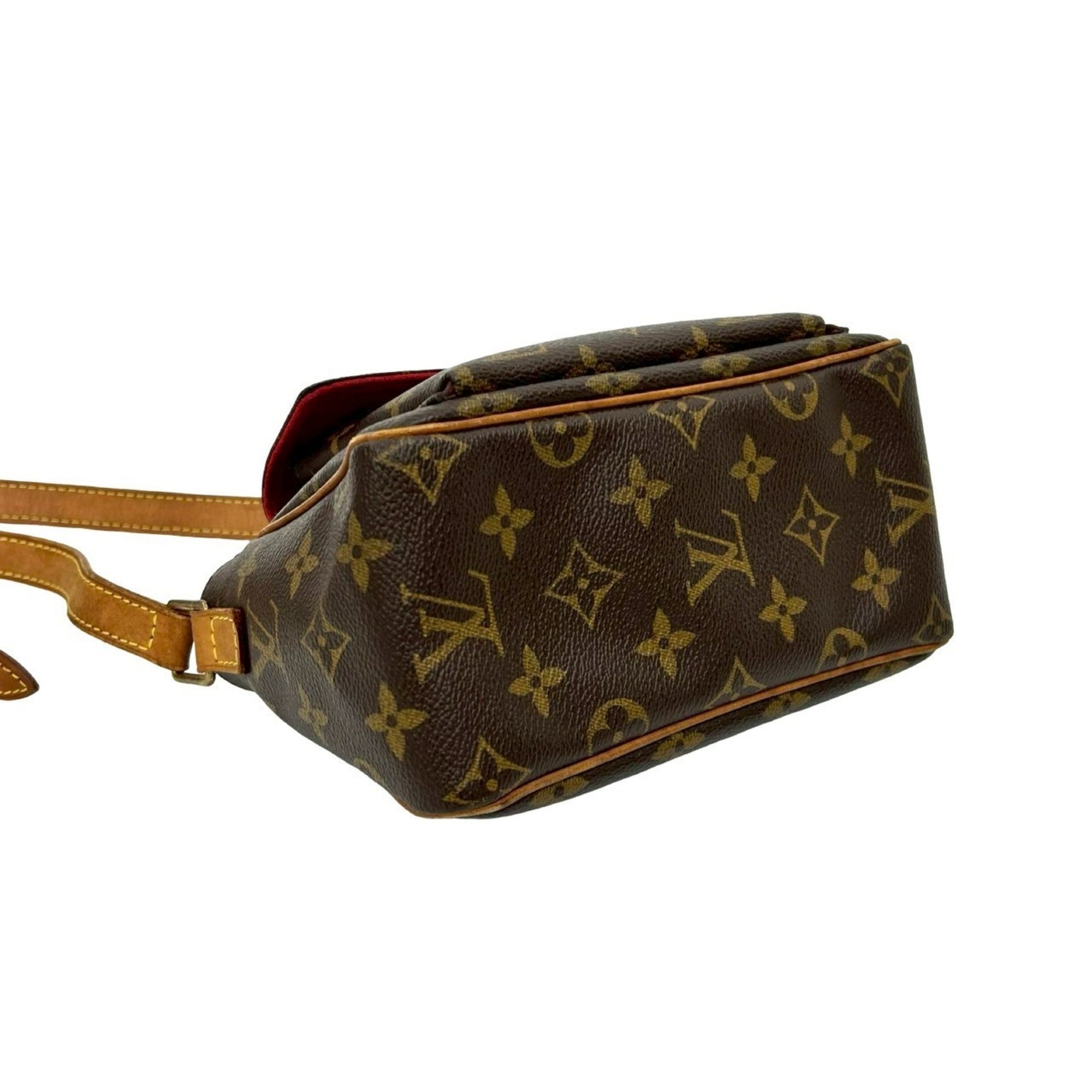 Louis Vuitton Brown Leather Pvc Pochette Shoulder Bag (Pre-Owned)