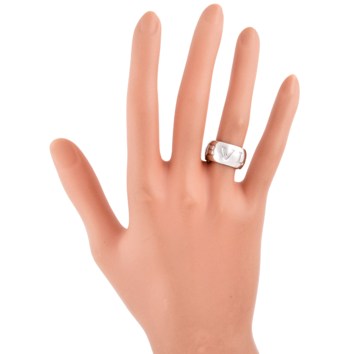 Bvlgari White Gold (18K) Band Ring (Pre-Owned)