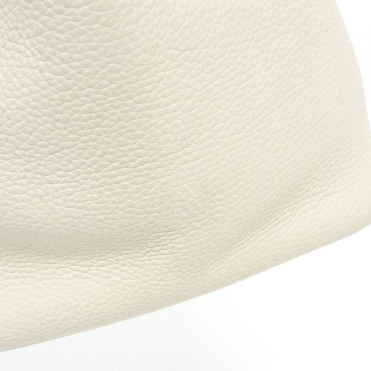 Hermes White Taurillon Clemence Leather Handbag (Pre-Owned)