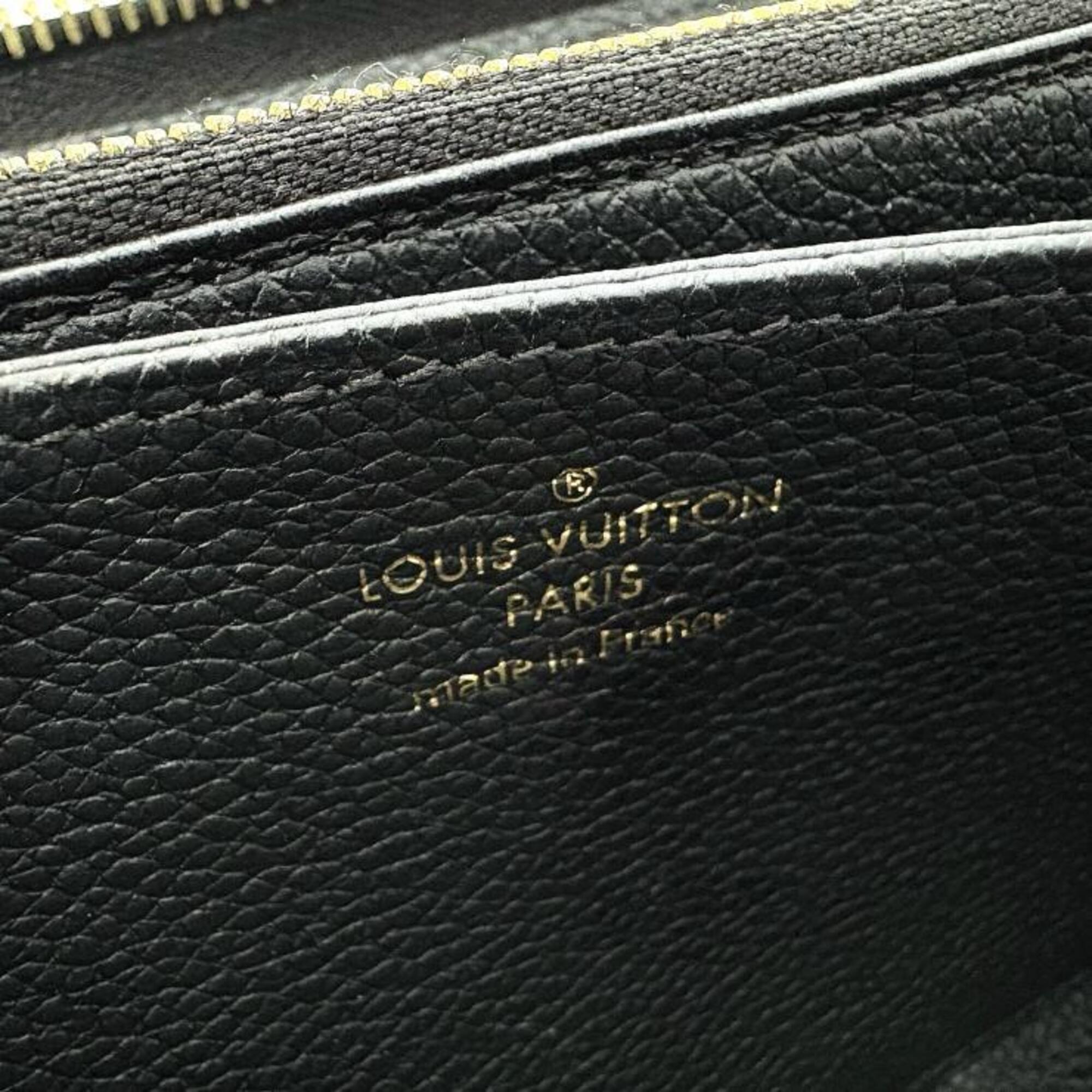 Louis Vuitton Black Noir Monogram Empreinte Long Wallet (Bi-Fold) (Pre-Owned)