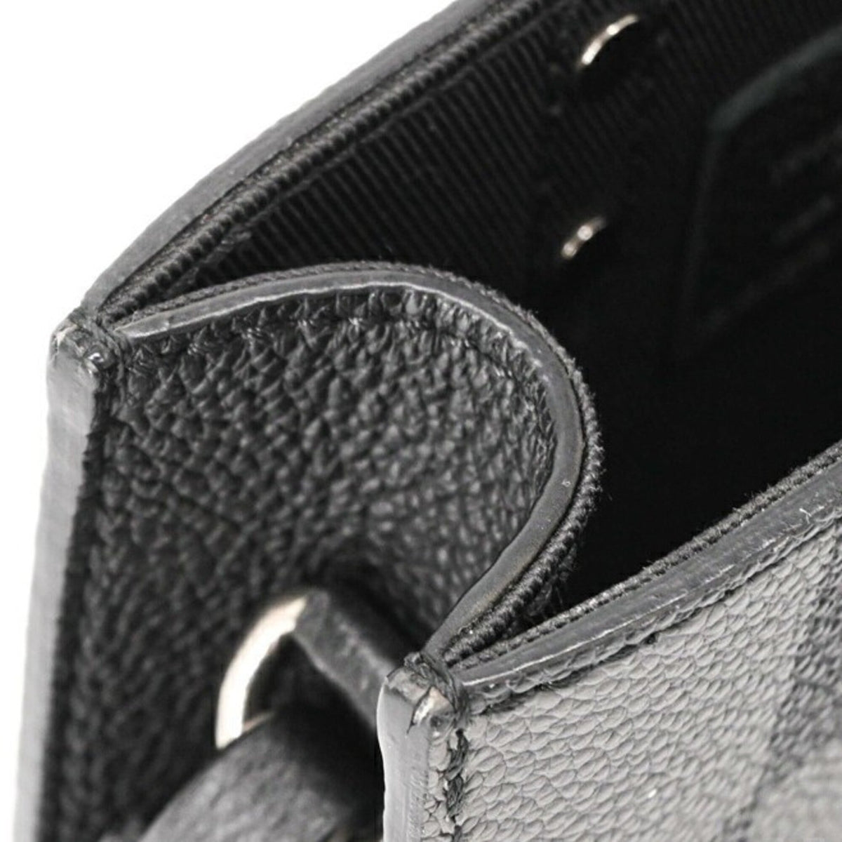 Louis Vuitton Black Damier Canvas Monogram Monogram Handbag Shoulder Bag (Pre-Owned)