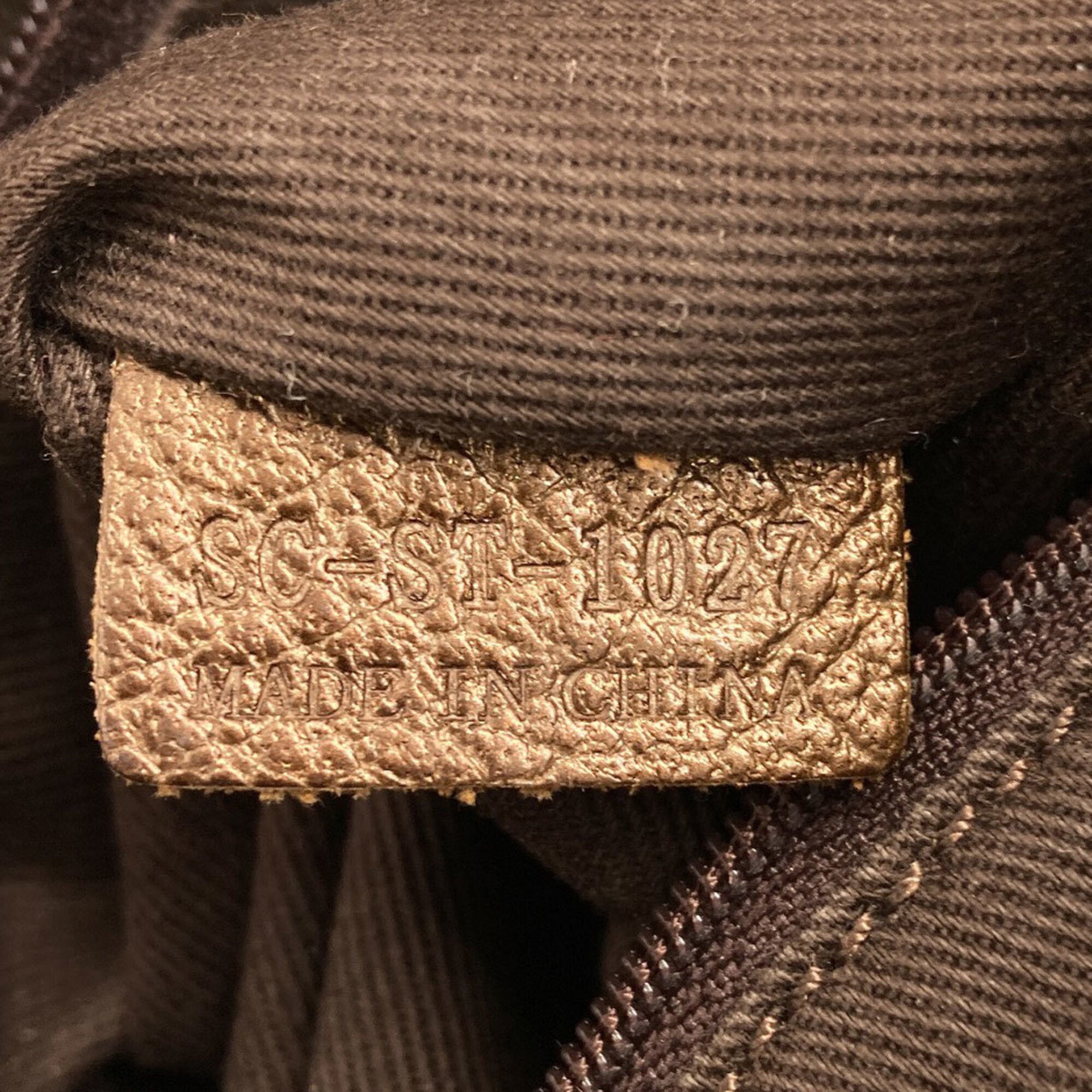 Celine Brown Canvas Handbag (Pre-Owned)
