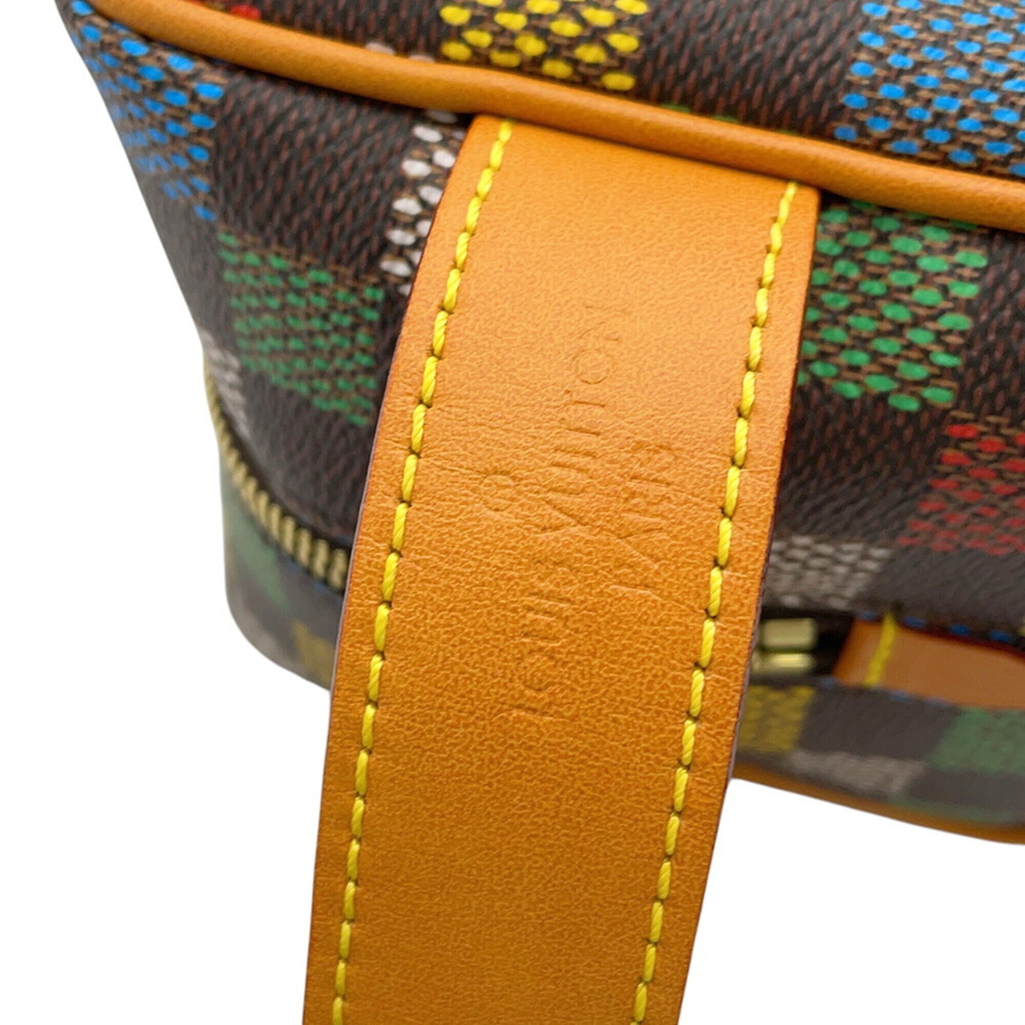 Louis Vuitton Damier Brown Damier Canvas Ebene Multi-Color Handbag (Pre-Owned)