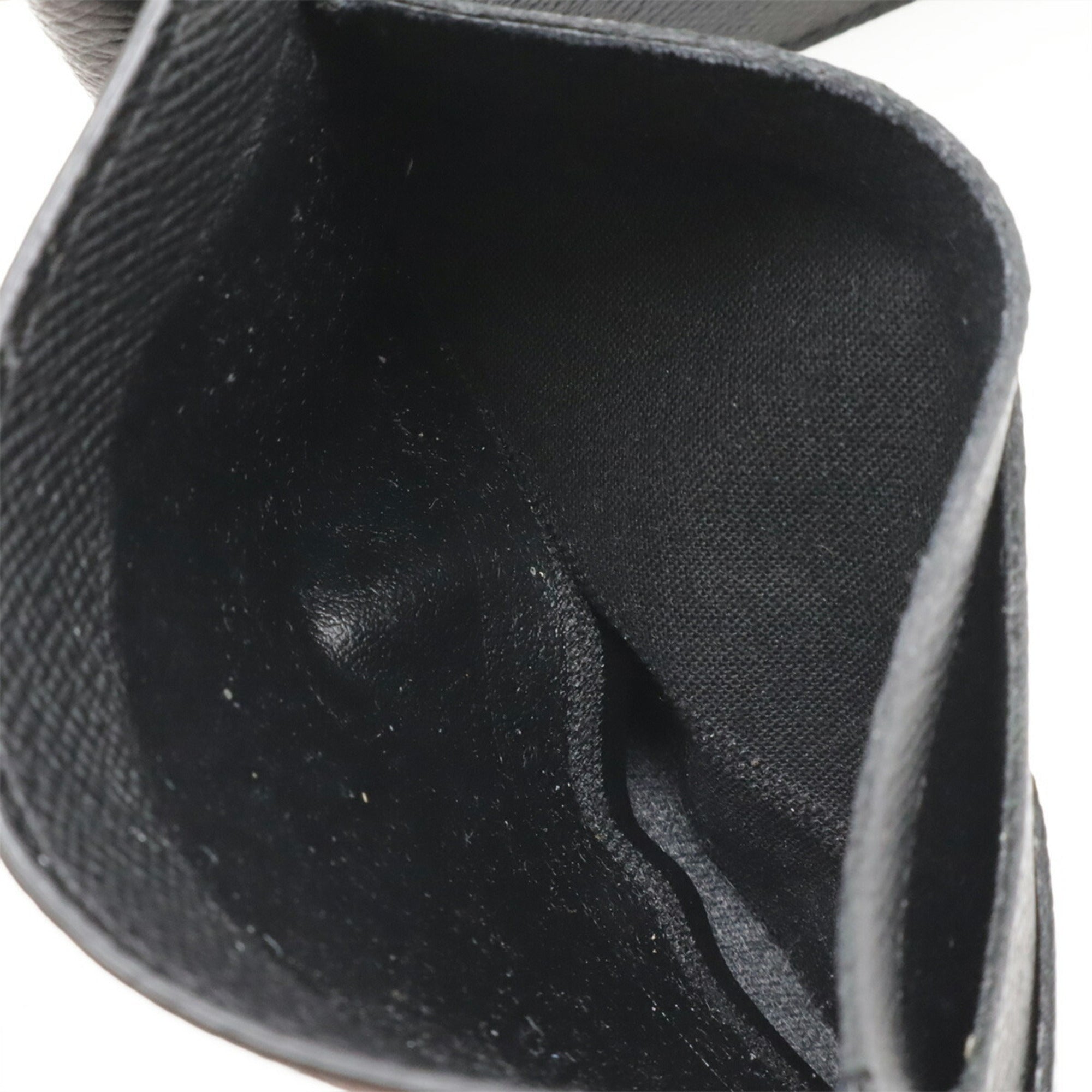 Louis Vuitton Taiga Black Noir Taiga Leather Money Clip (Pre-Owned)