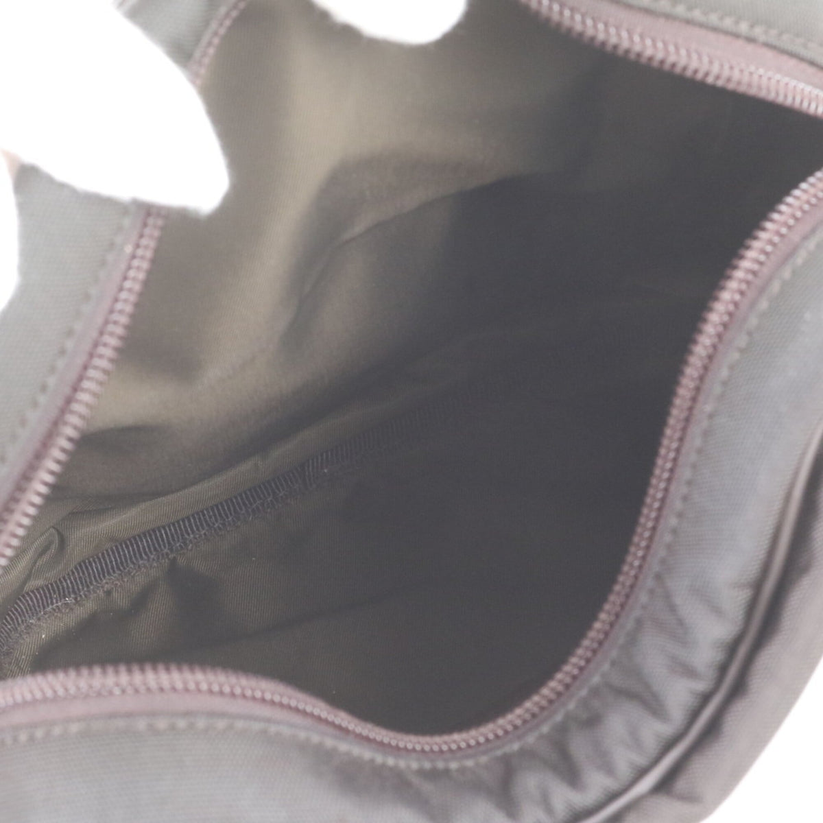 Gucci Brown Leather Nylon Messenger Bag Shoulder Bag Tote Bag (Pre-Owned)
