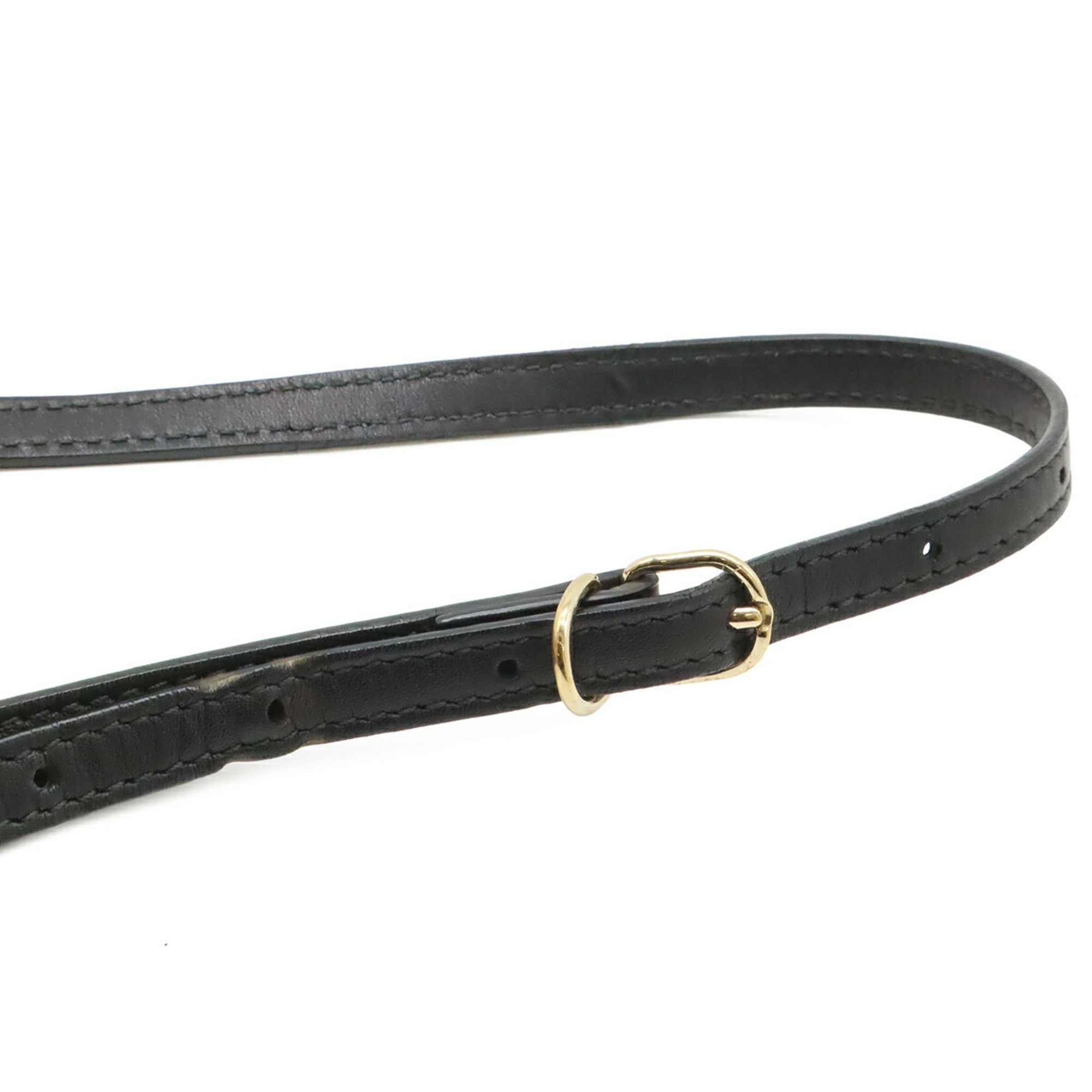 Balenciaga Black Leather Handbag Shoulder Bag (Pre-Owned)