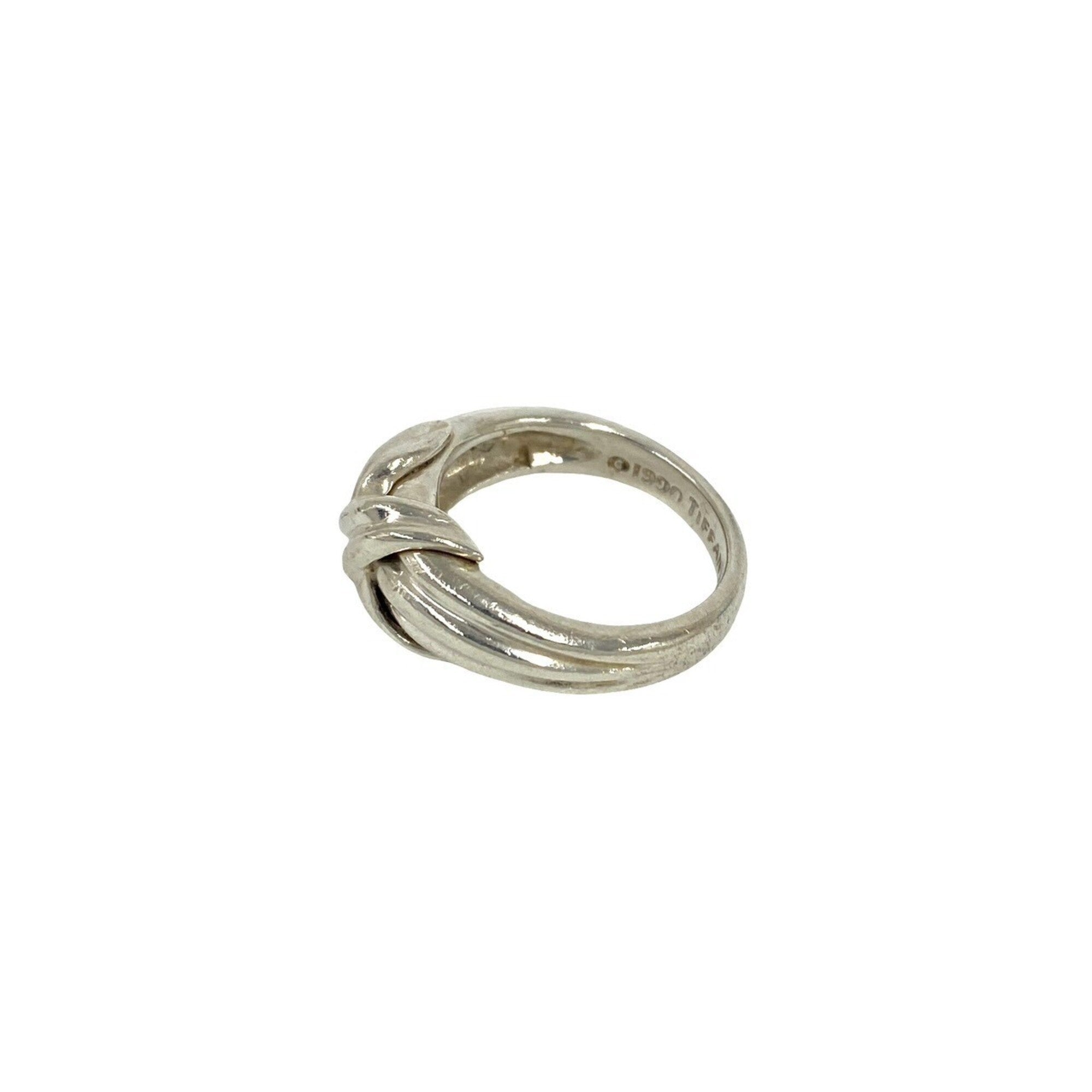 Tiffany Silver Silver 925 Band Ring (Pre-Owned)